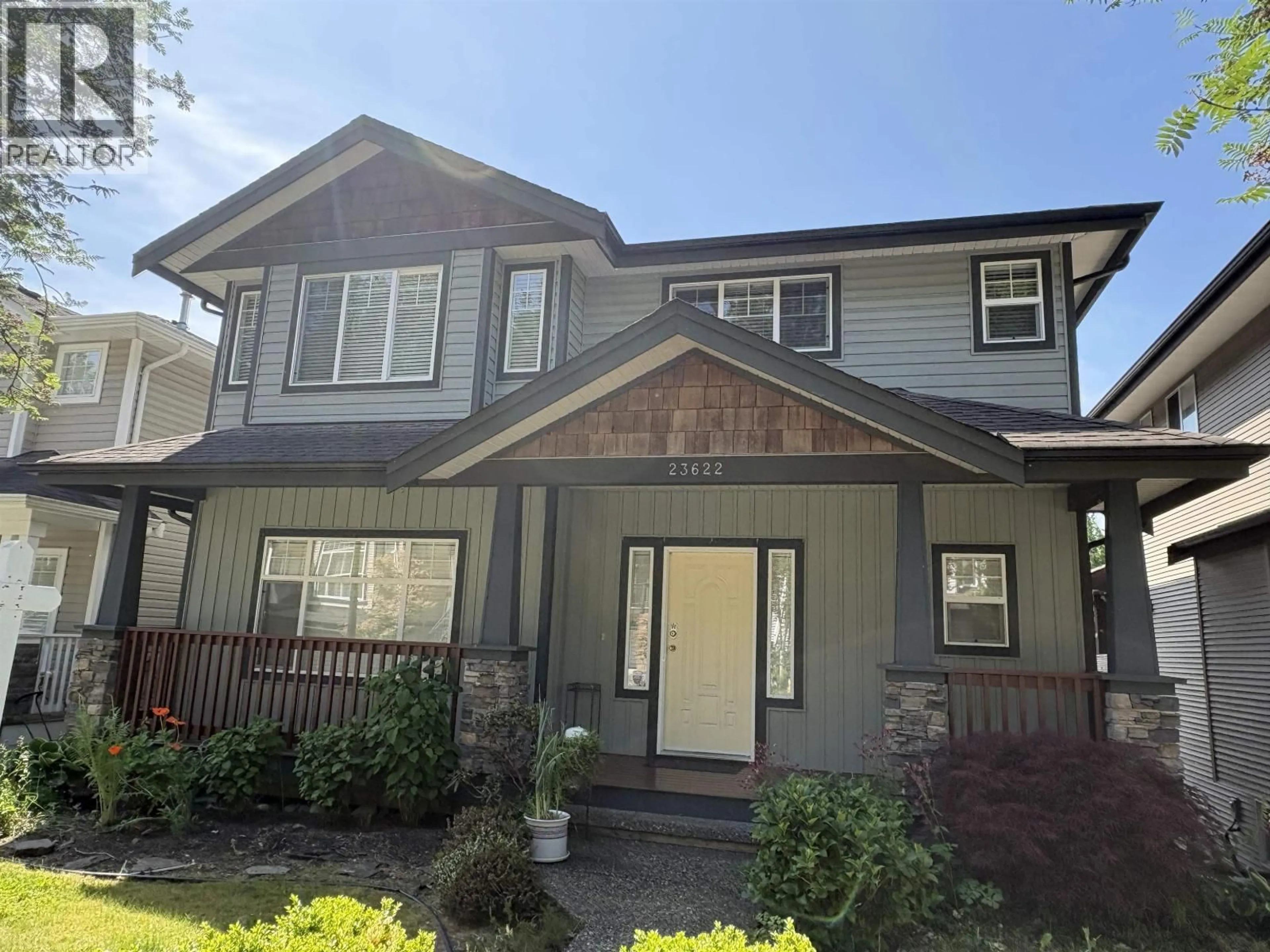 Home with vinyl exterior material, street for 23622 111A AVENUE, Maple Ridge British Columbia V2W2G1