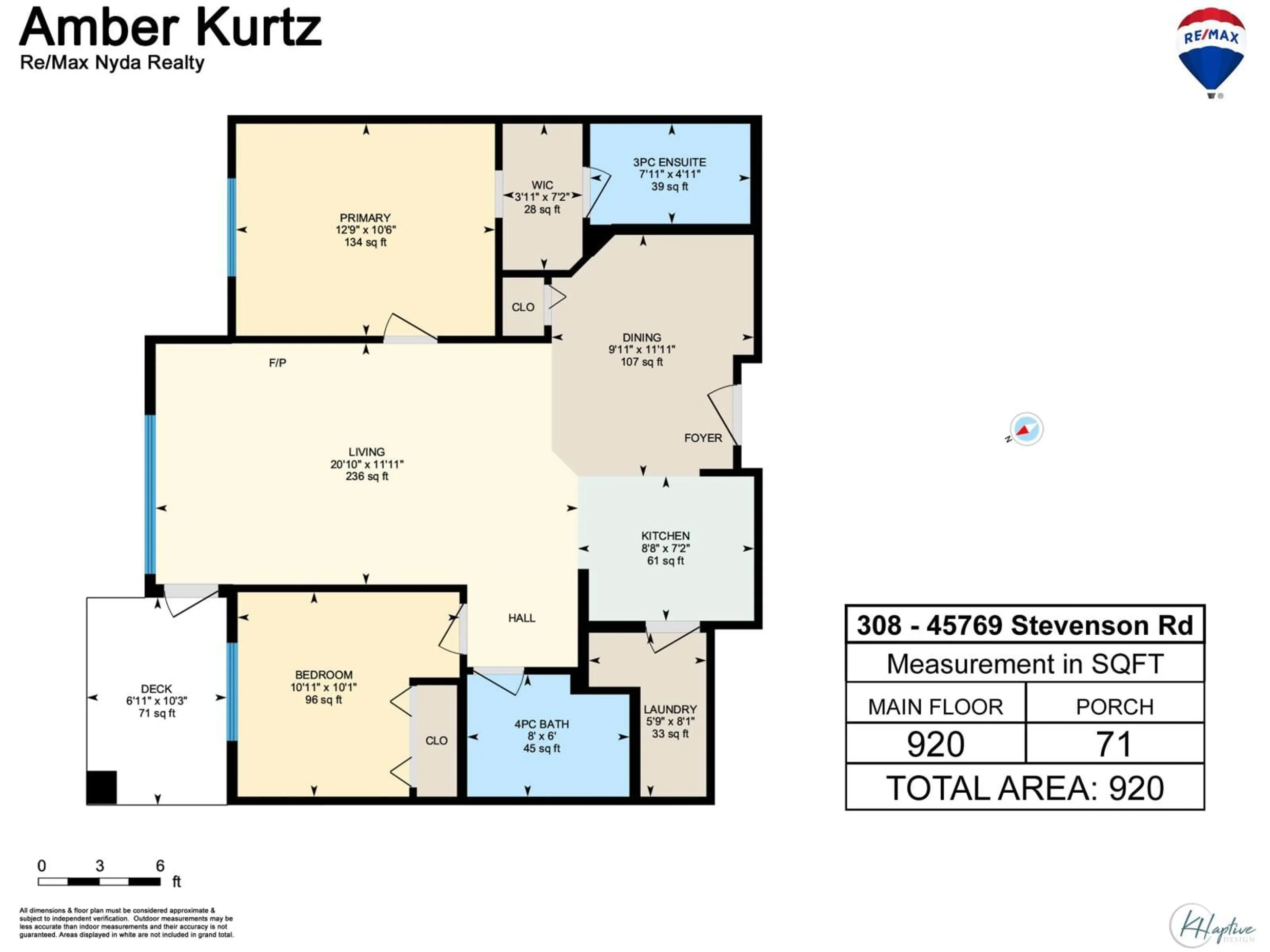 Floor plan for 308 - 45769 STEVENSON ROAD, Chilliwack British Columbia V2R5Z2