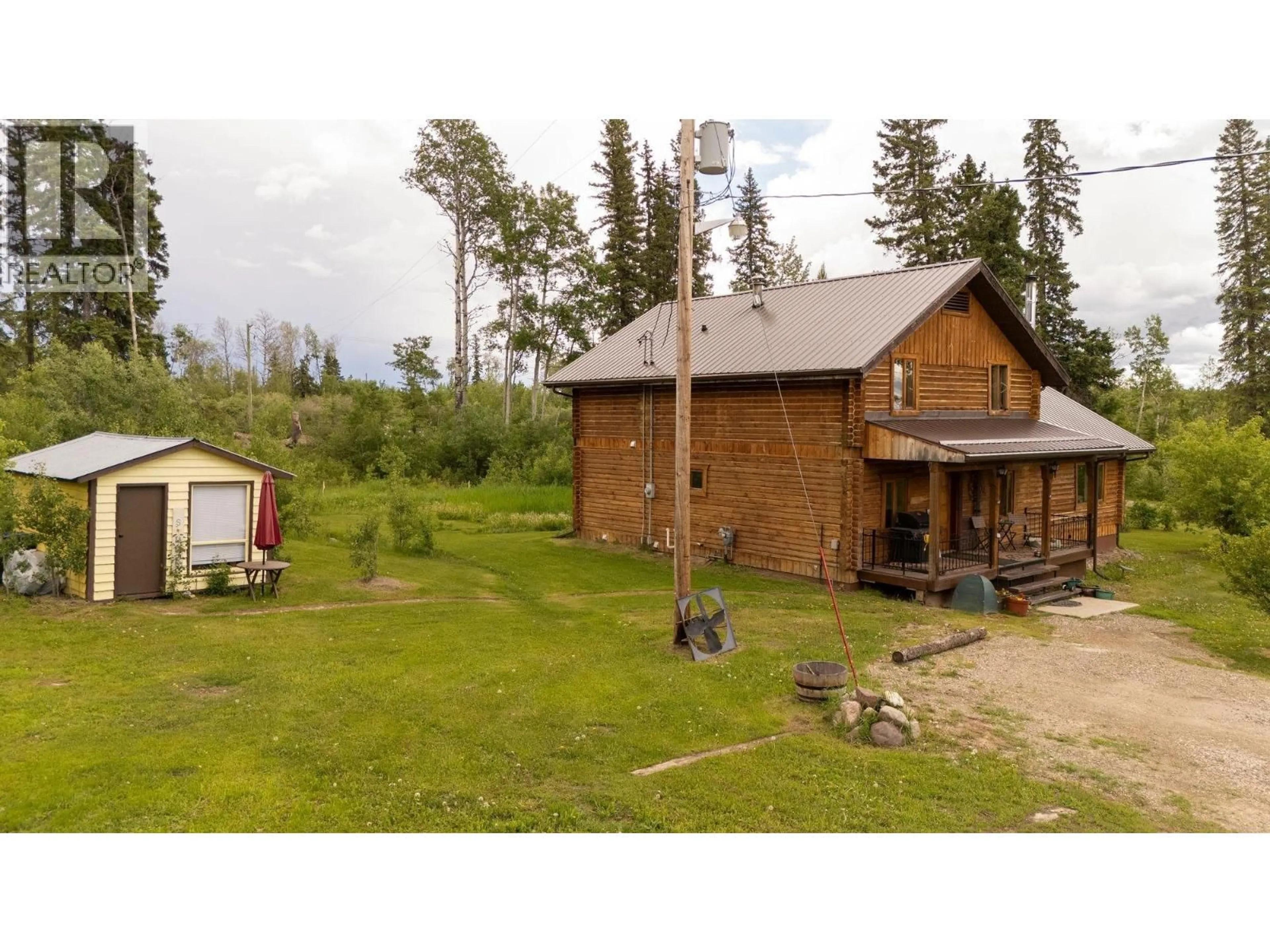 A pic from outside/outdoor area/front of a property/back of a property/a pic from drone, unknown for 10444 97 HIGHWAY, Charlie Lake British Columbia V1J8L9