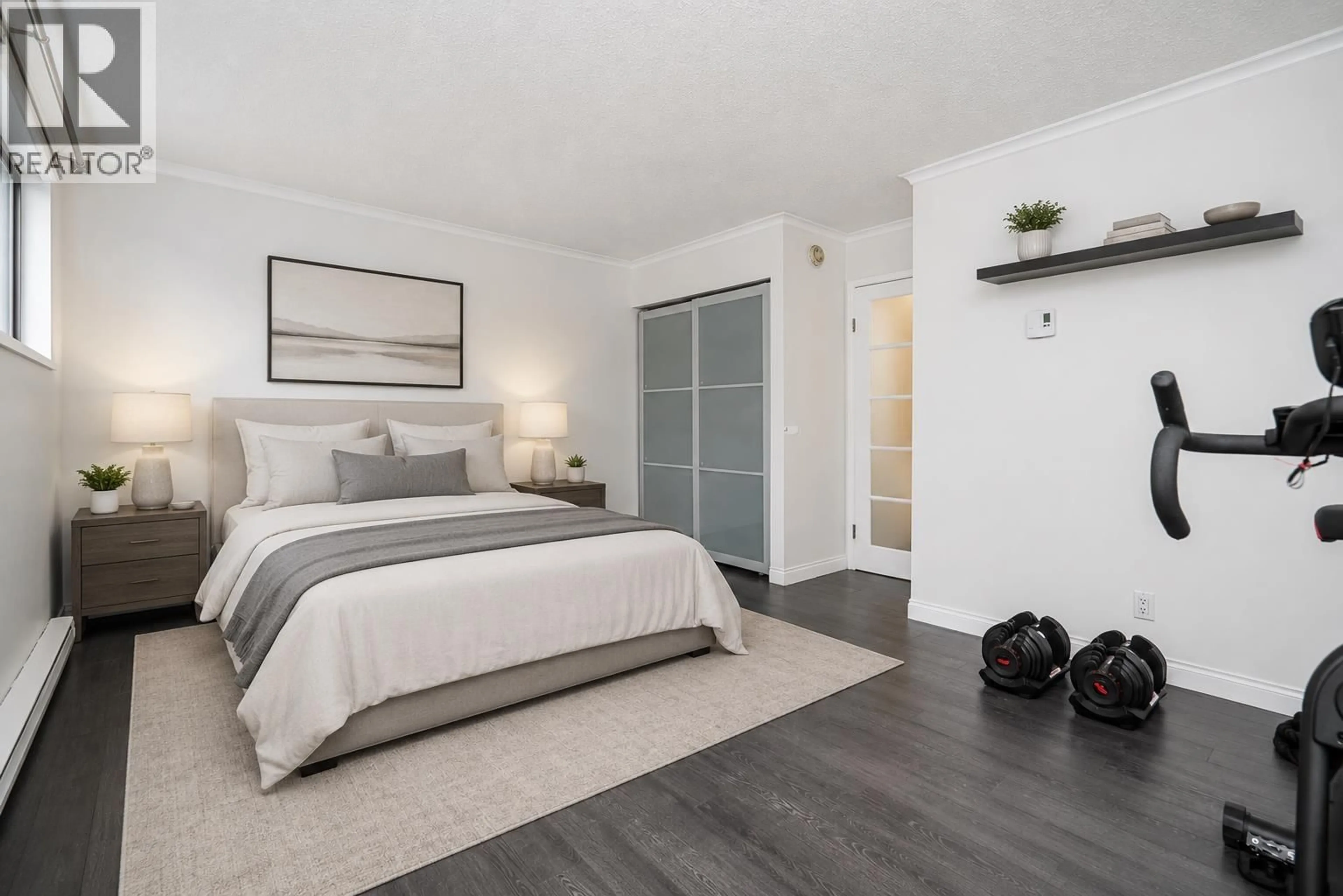 Bedroom with bed, unknown for 697 MOBERLY ROAD, Vancouver British Columbia V5Z4A4