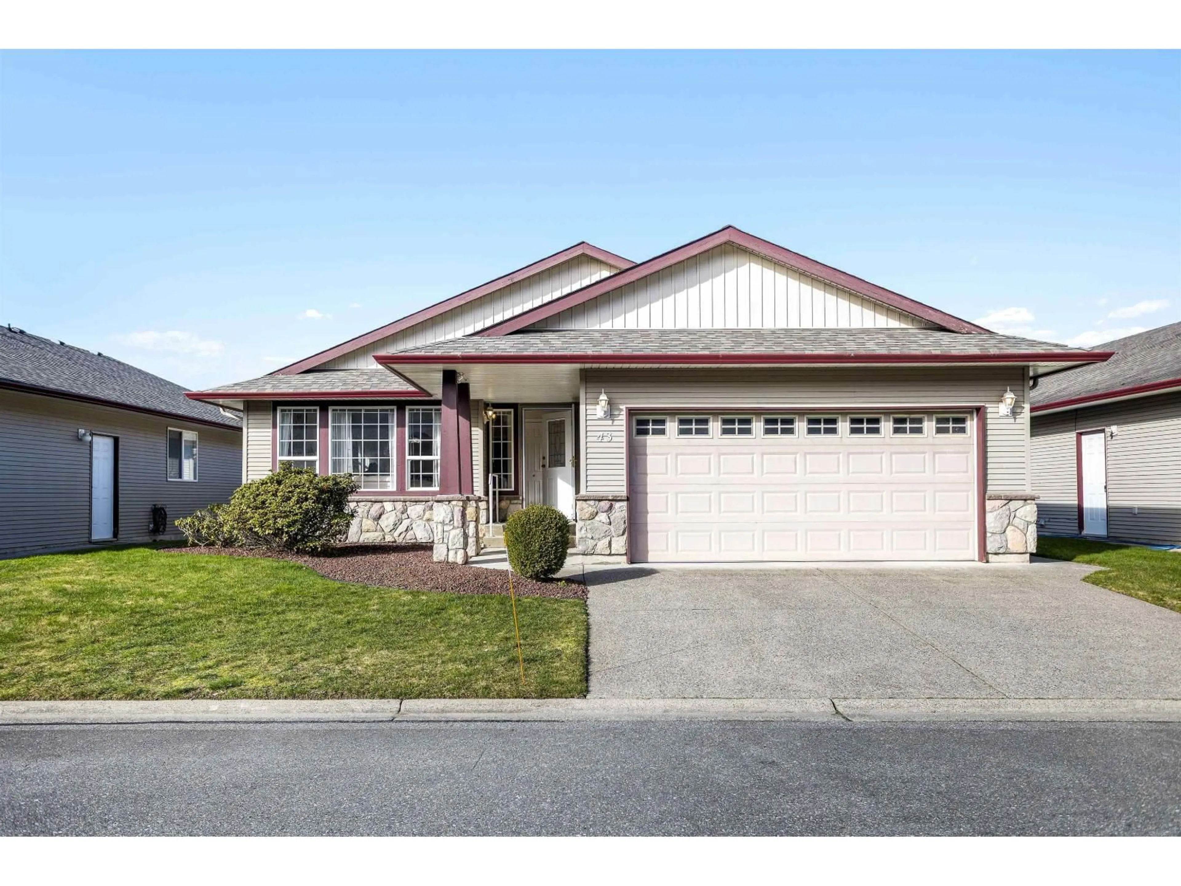 Home with vinyl exterior material, street for 43 - 7330 ELM ROAD, Agassiz British Columbia V0M1A0