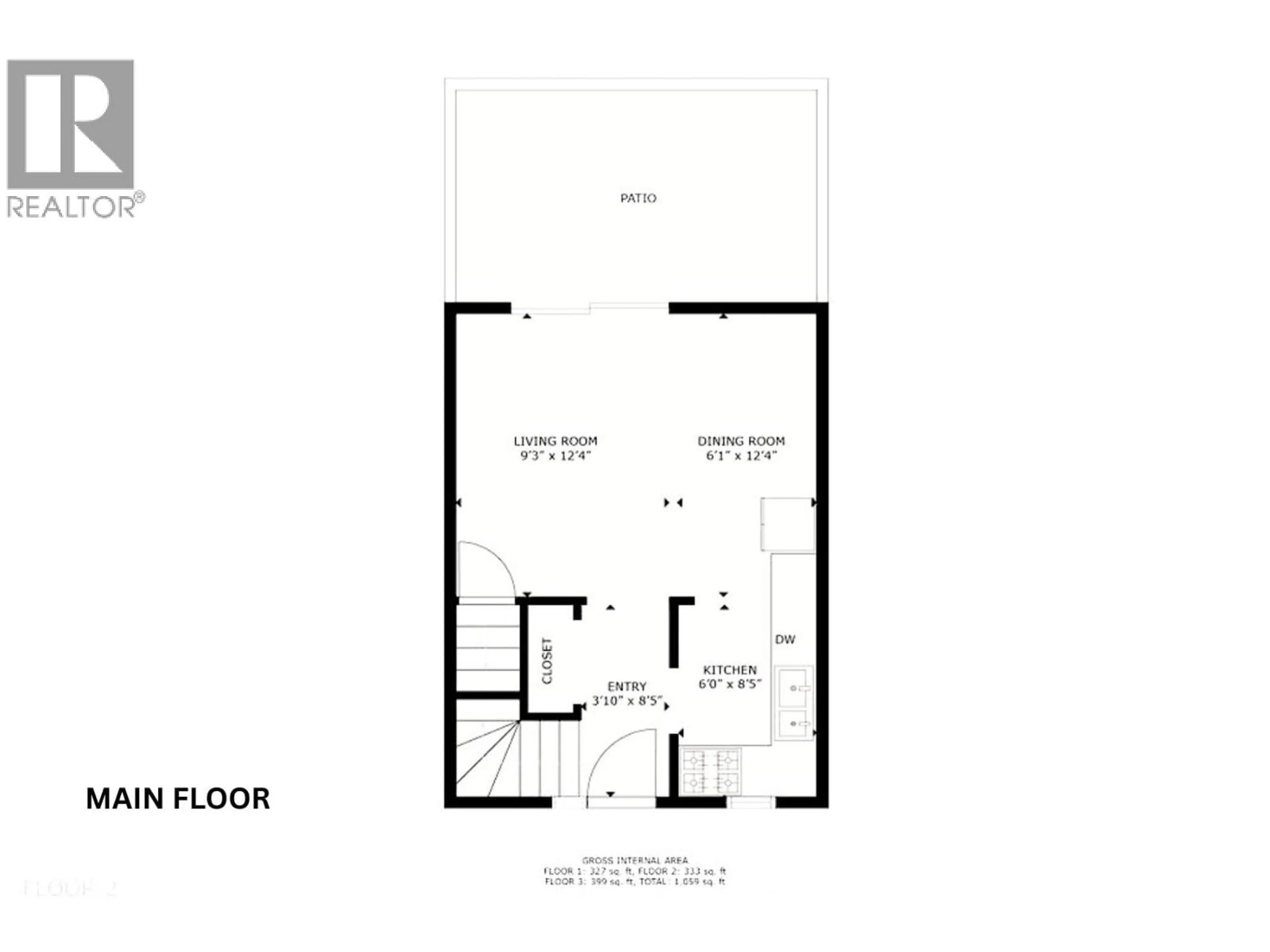 Floor plan for 9827 97 STREET, Fort St. John British Columbia V1J3S4
