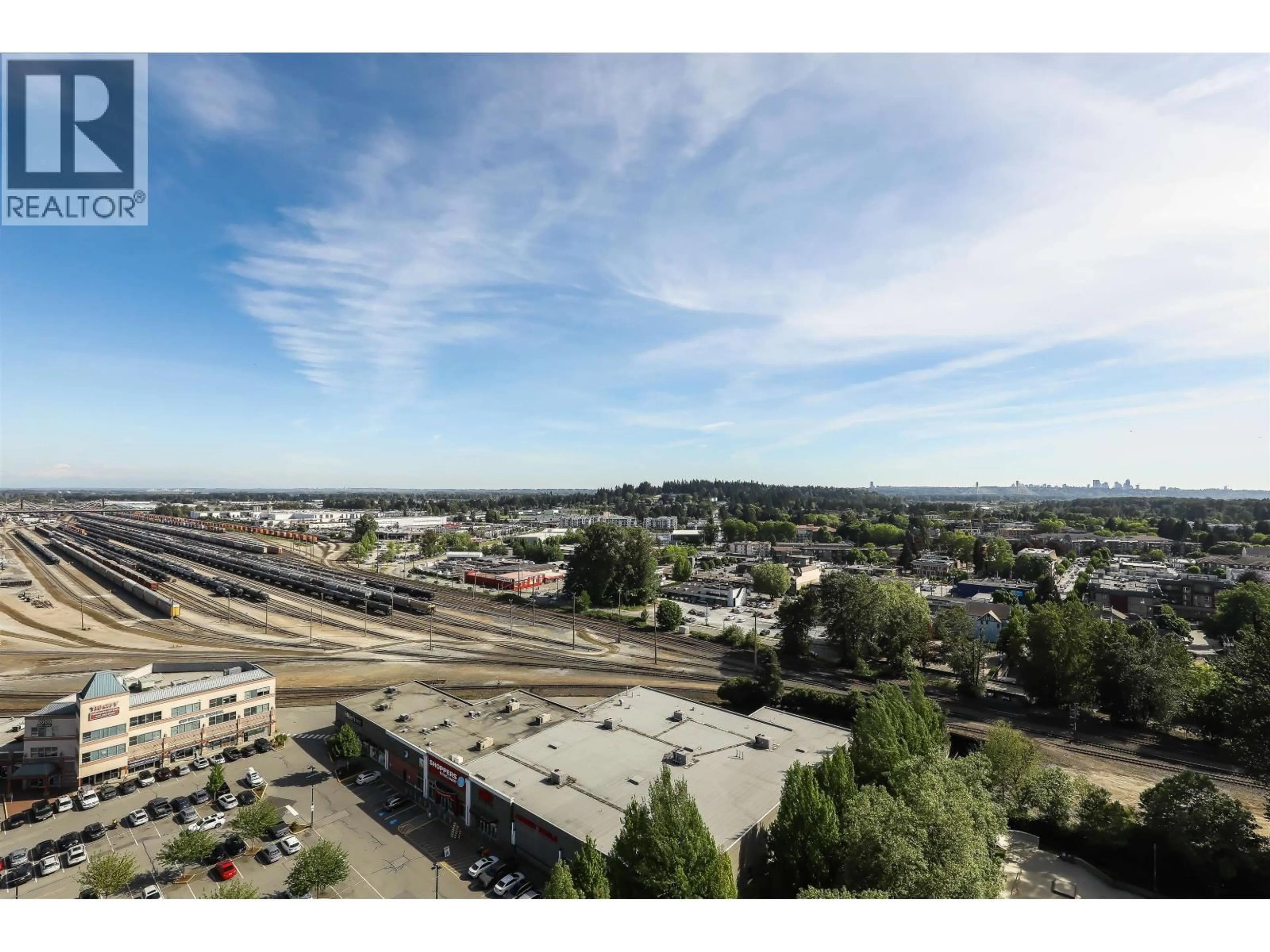 A pic from outside/outdoor area/front of a property/back of a property/a pic from drone, city buildings view from balcony for 2106 - 2789 SHAUGHNESSY STREET, Port Coquitlam British Columbia V3C0C3