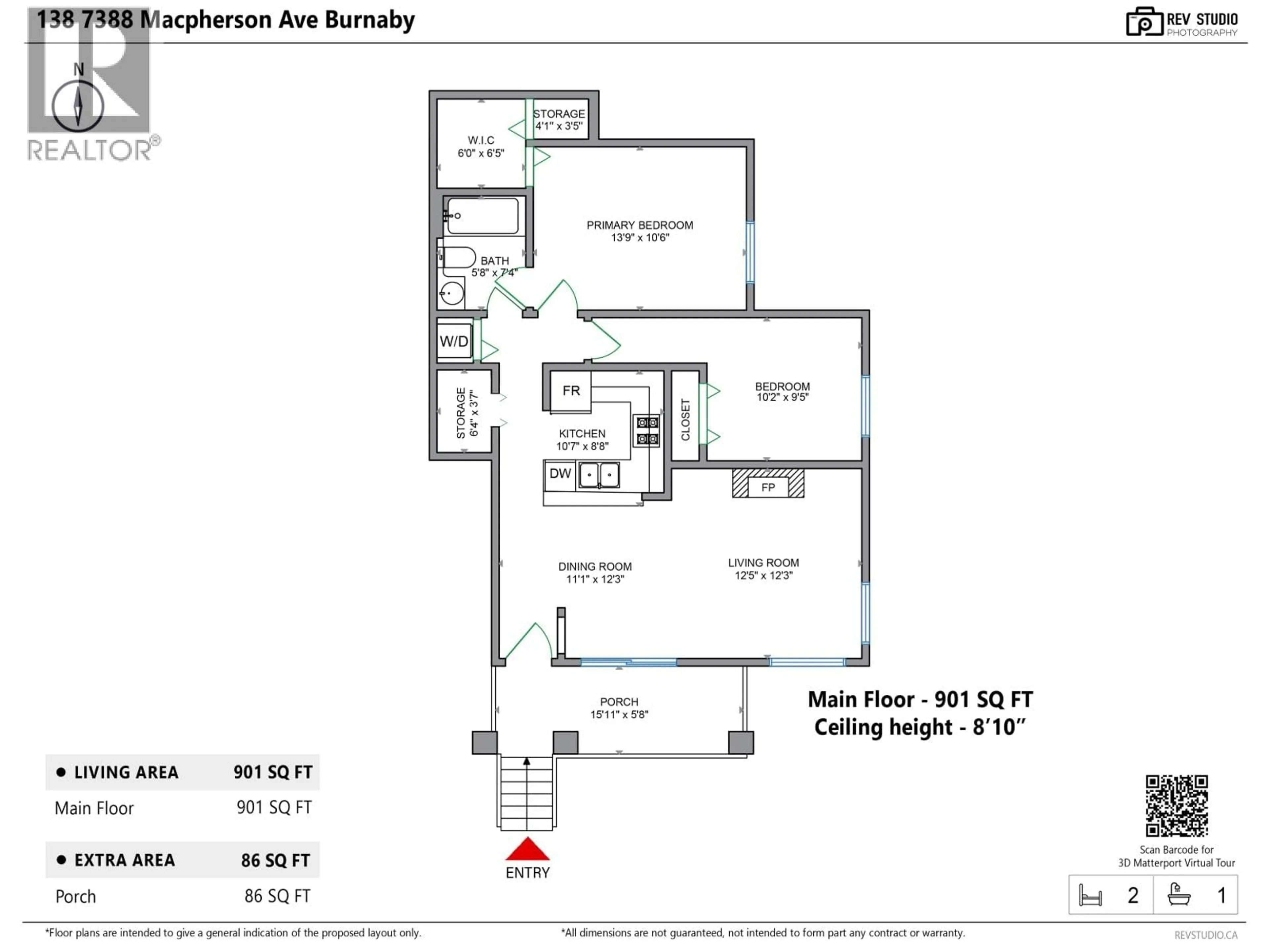Floor plan for 138 - 7388 MACPHERSON AVENUE, Burnaby British Columbia V5J0A1