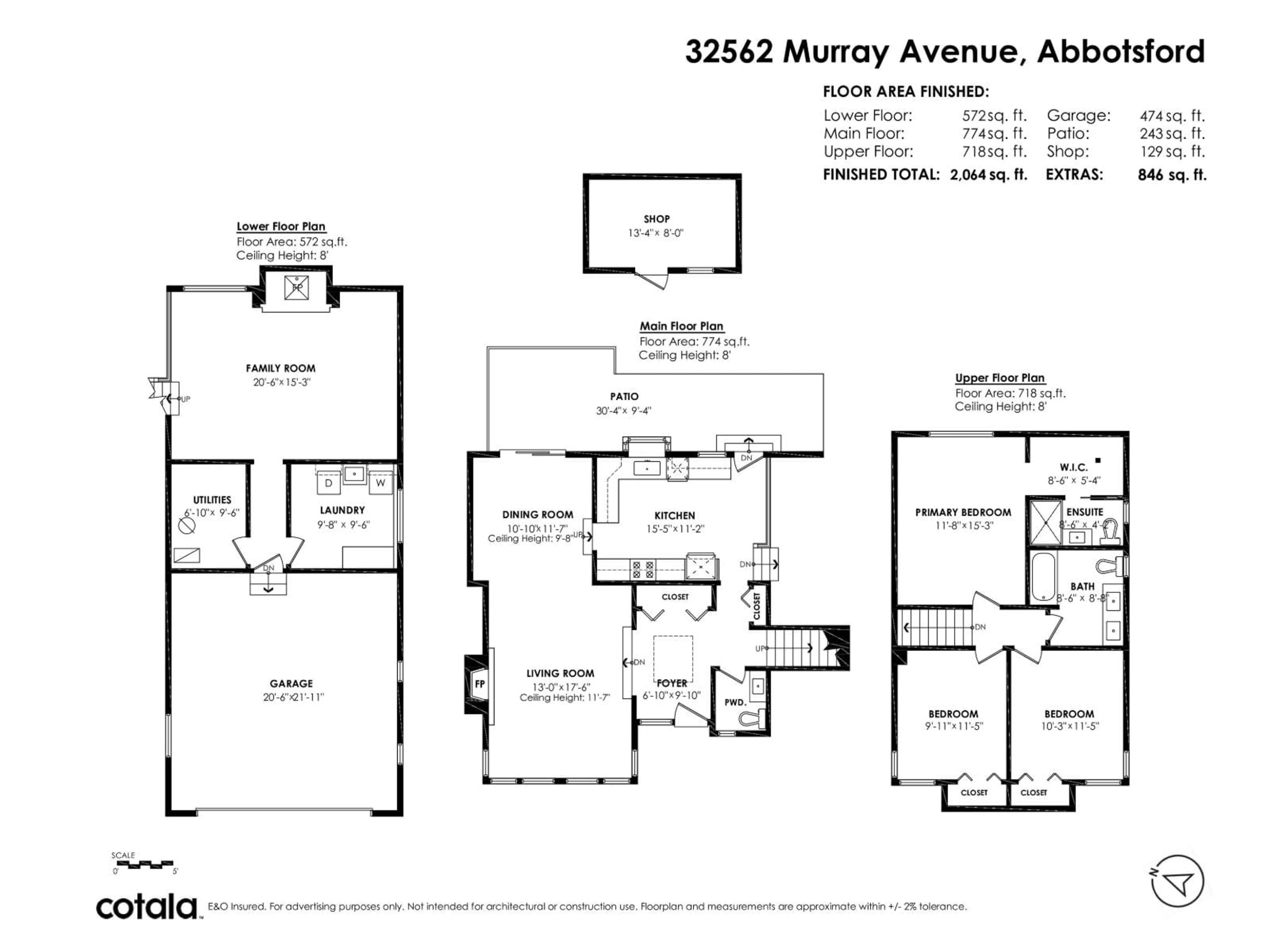 Floor plan for 32562 MURRAY AVENUE, Abbotsford British Columbia V2T4T5