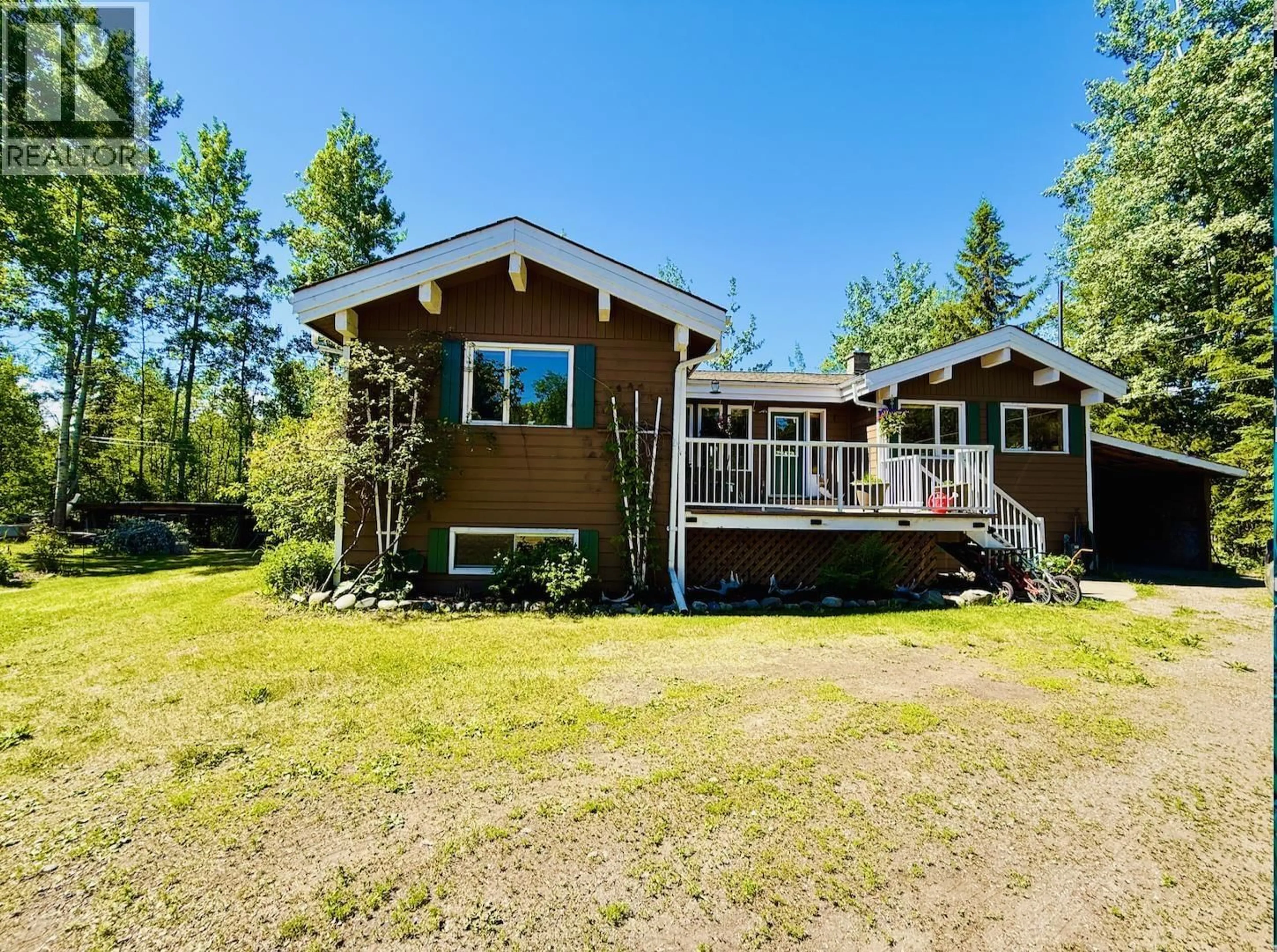 A pic from outside/outdoor area/front of a property/back of a property/a pic from drone, unknown for 6145 VAN HORN FRONTAGE ROAD, Telkwa British Columbia V0J2X1