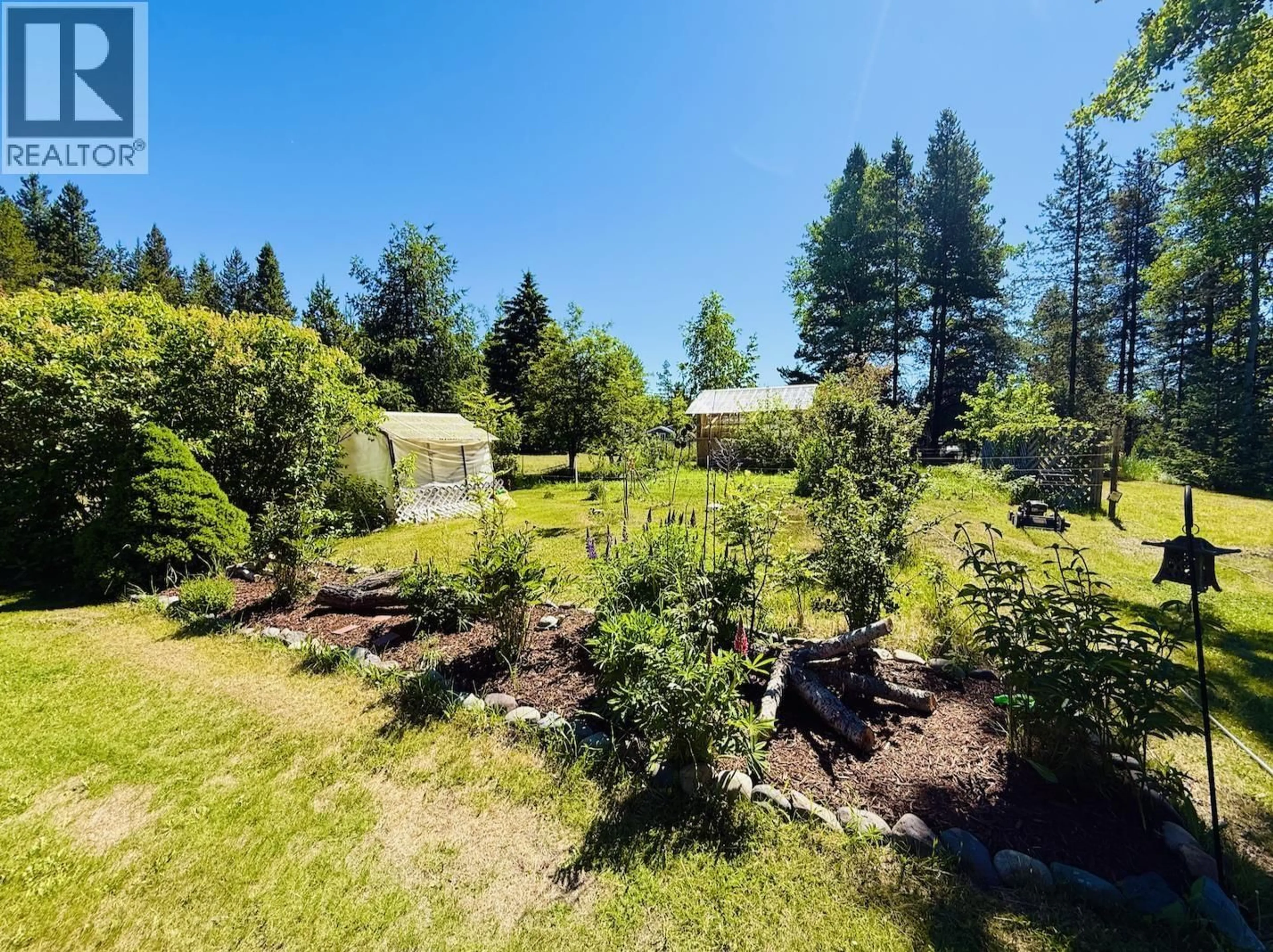 A pic from outside/outdoor area/front of a property/back of a property/a pic from drone, forest/trees view for 6145 VAN HORN FRONTAGE ROAD, Telkwa British Columbia V0J2X1