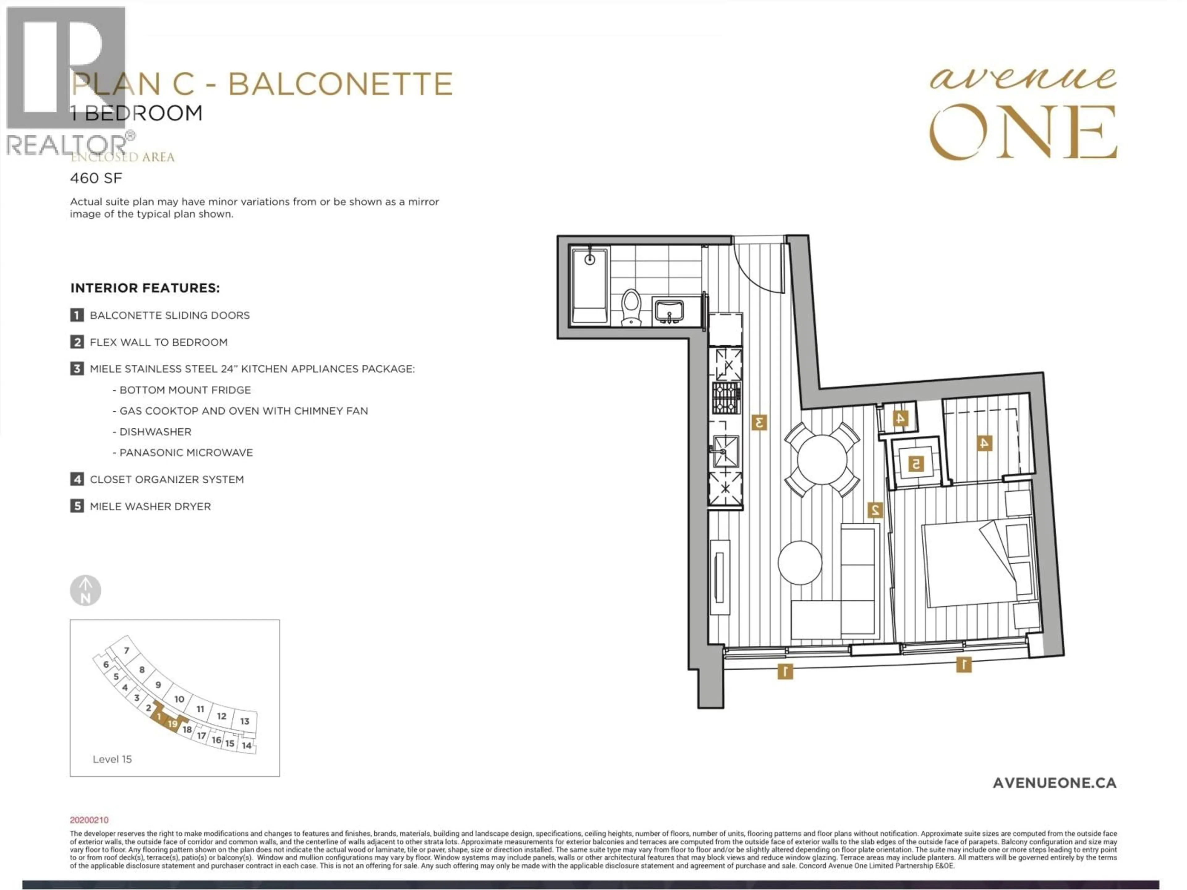 Floor plan for 801 - 1768 COOK STREET, Vancouver British Columbia V5Y0N3