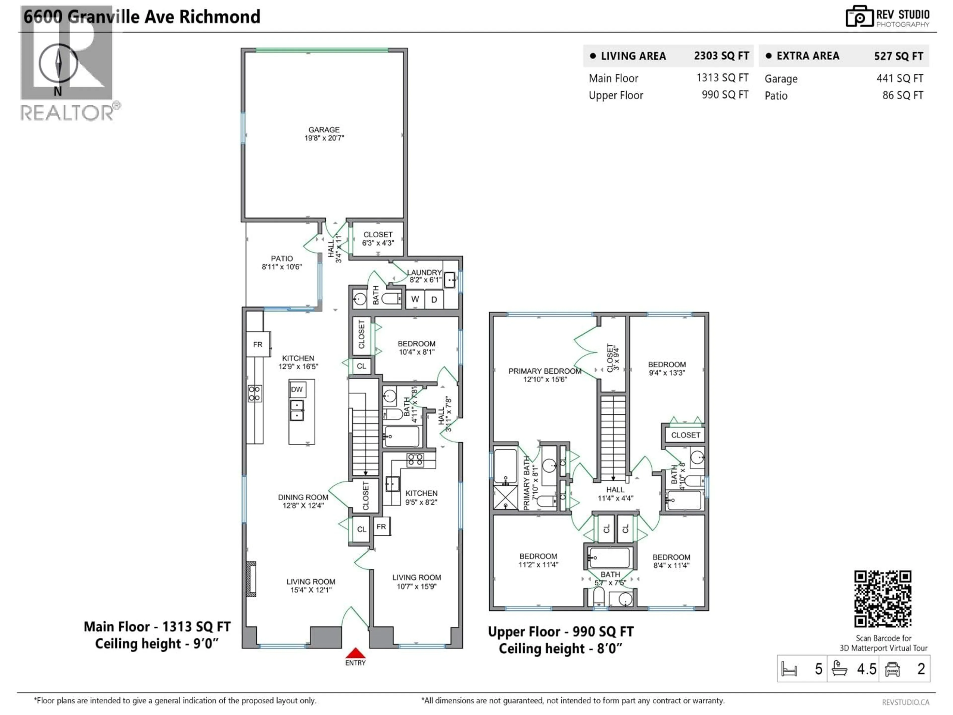 Floor plan for 6600 GRANVILLE AVENUE, Richmond British Columbia V7C1G1