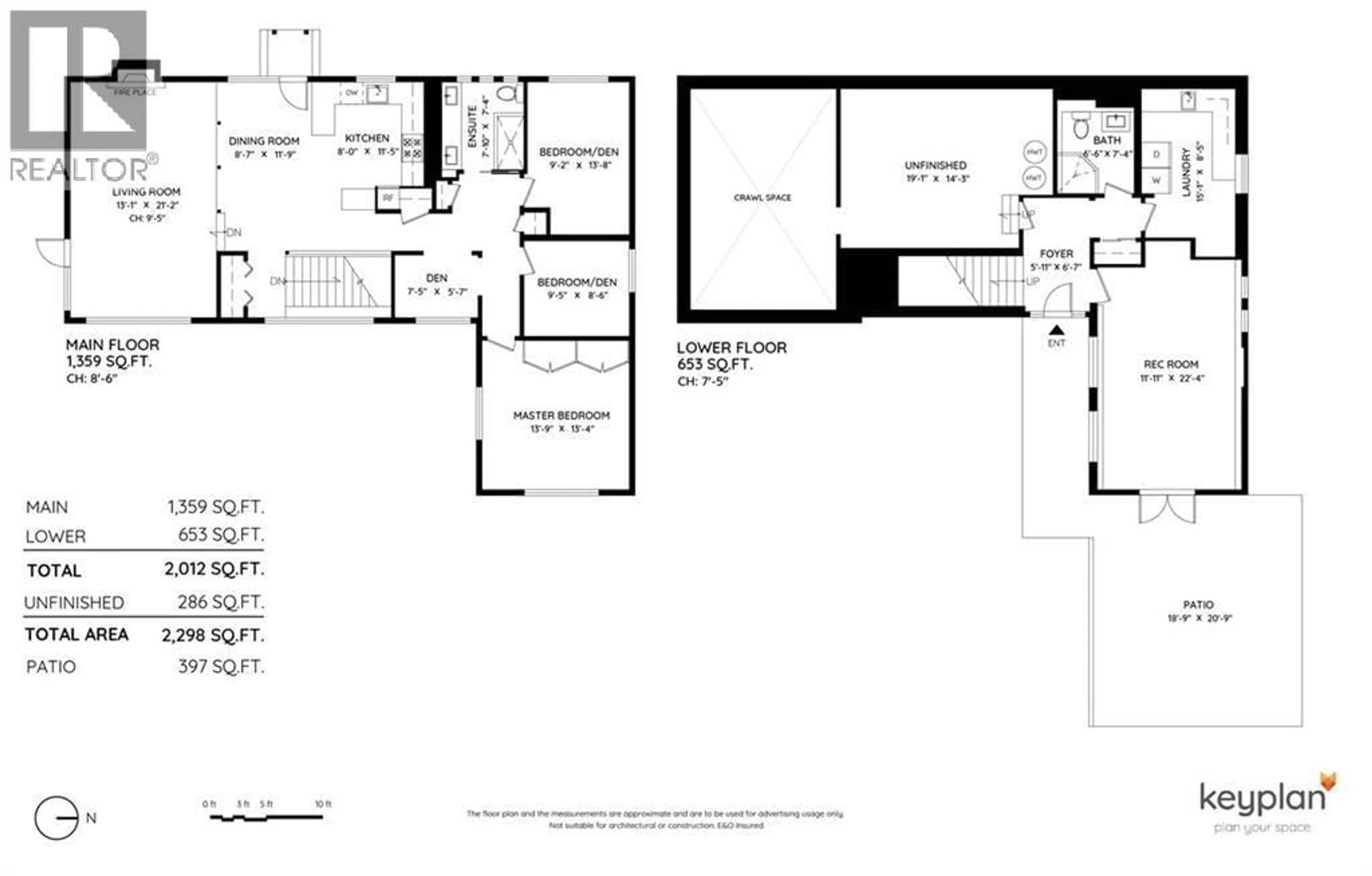 Floor plan for 873 BAYCREST DRIVE, North Vancouver British Columbia V7G1N7