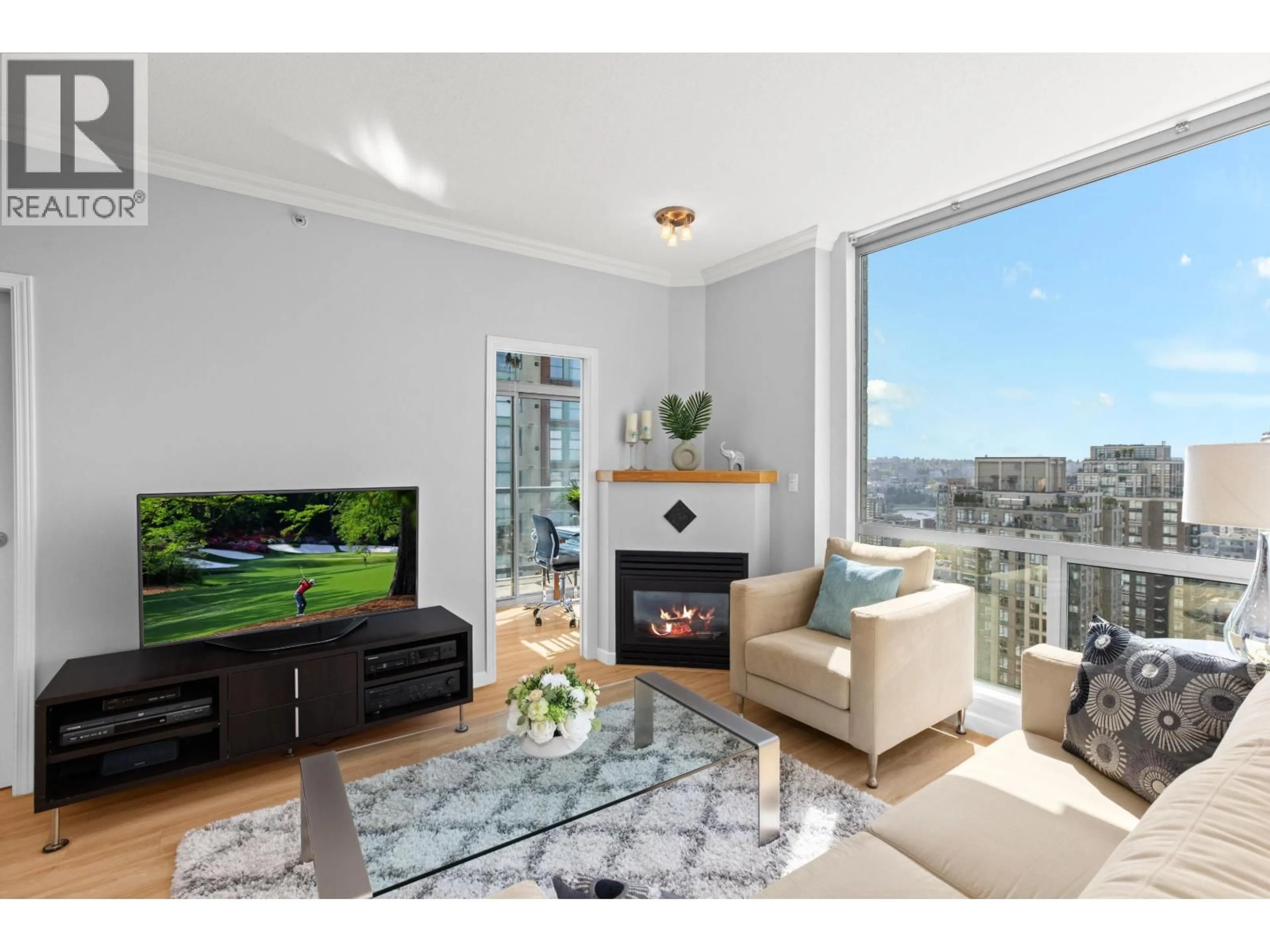Living room with furniture, unknown for 2505 - 928 RICHARDS STREET, Vancouver British Columbia V6B6P6