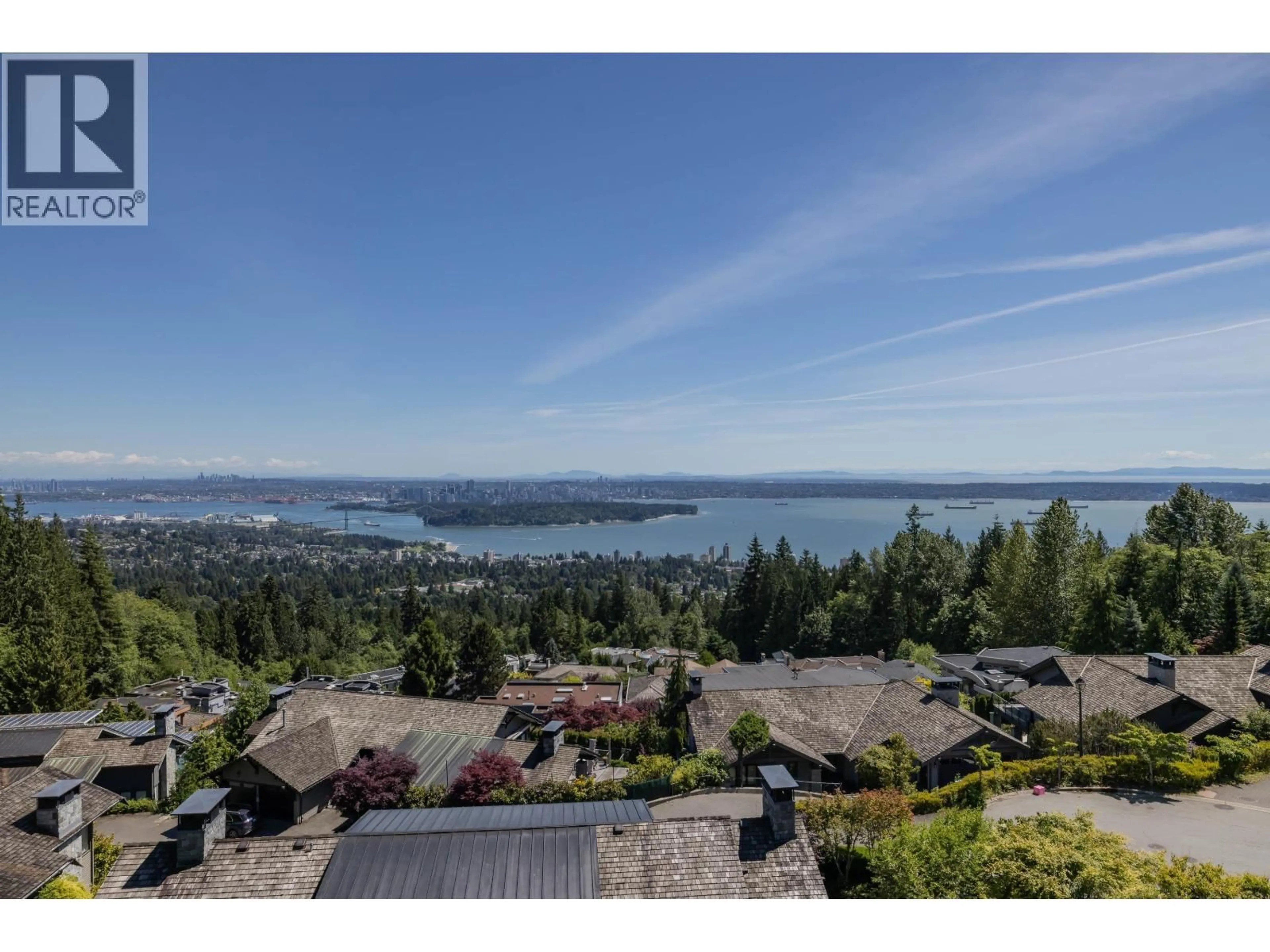 A pic from outside/outdoor area/front of a property/back of a property/a pic from drone, water/lake/river/ocean view for PH2 - 2200 CHIPPENDALE ROAD, West Vancouver British Columbia V7S3J4