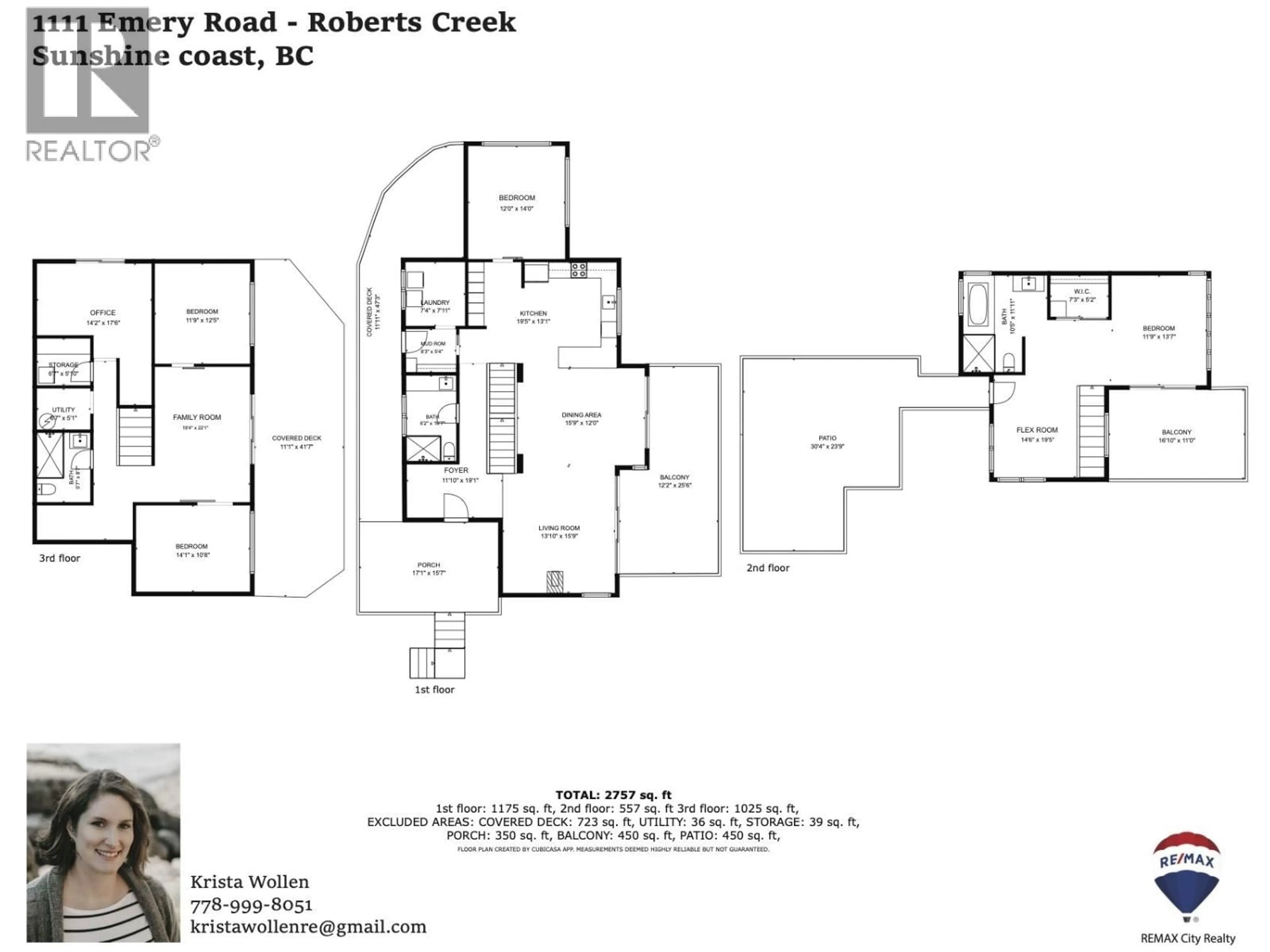 Floor plan for 1111 EMERY ROAD, Roberts Creek British Columbia V0N2W0