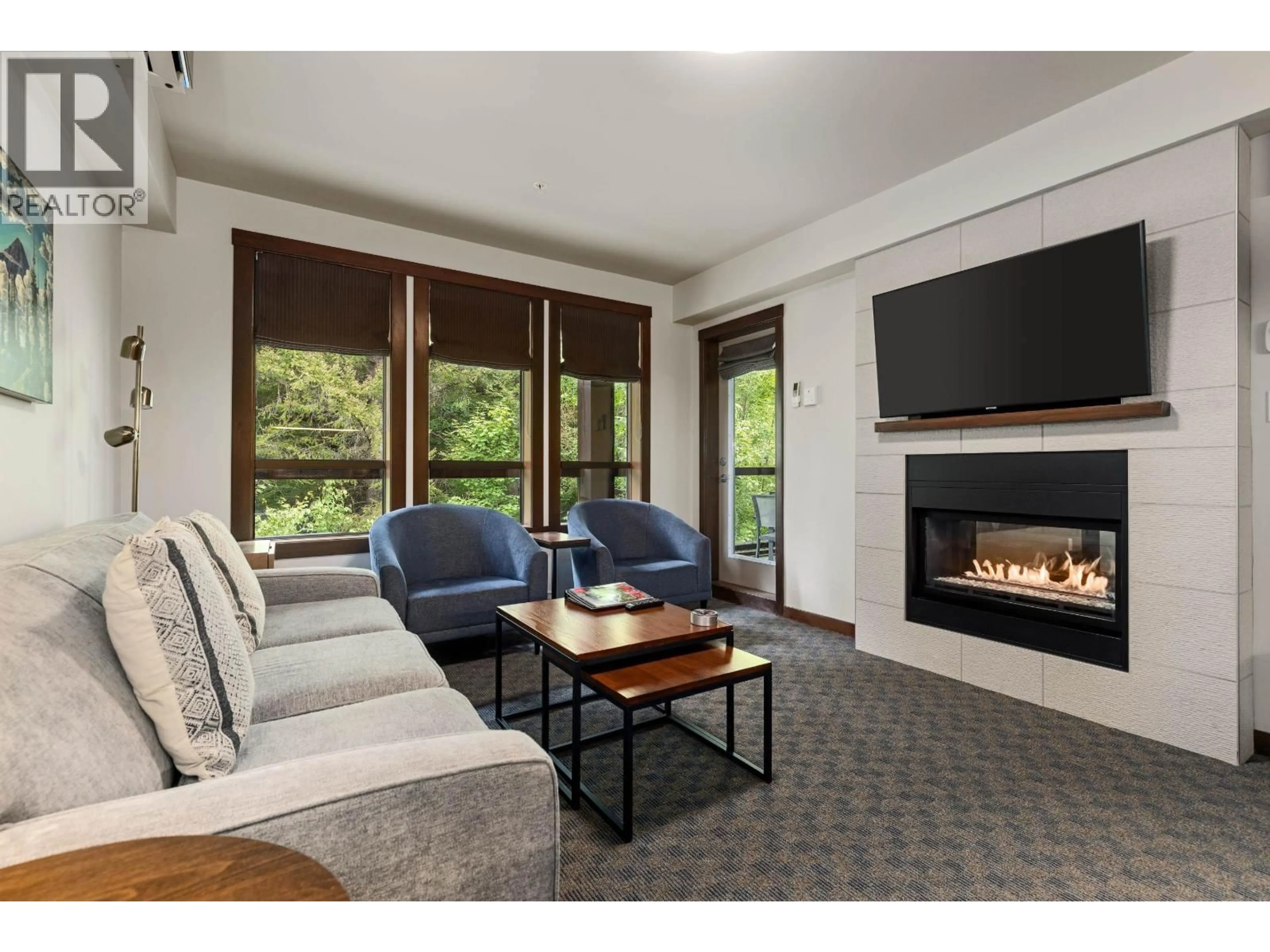 Living room with furniture, unknown for 303D - 2020 LONDON LANE, Whistler British Columbia V0N1B2