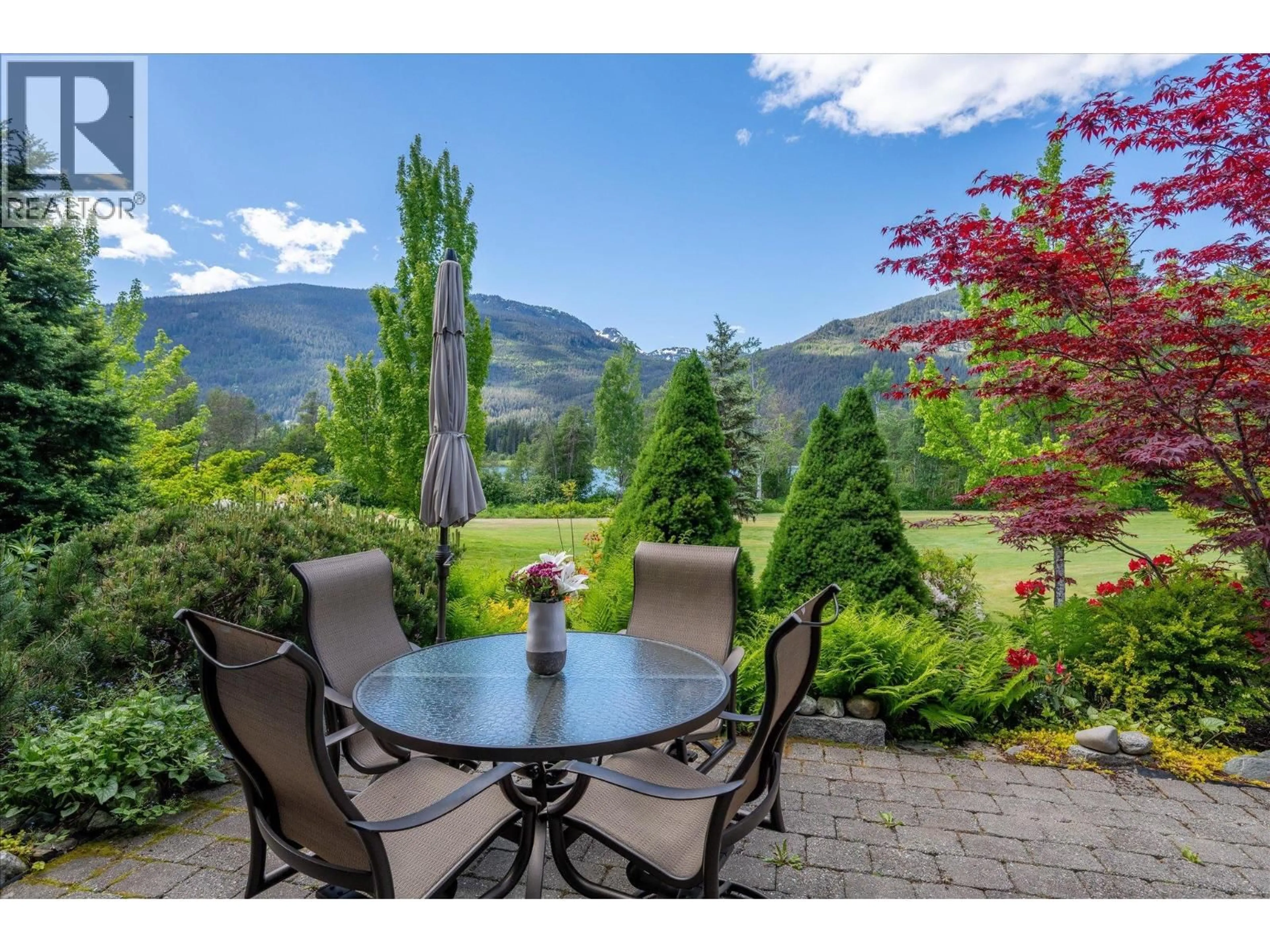 Patio, mountain view for 8323 GLEN ABBEY LANE, Whistler British Columbia V8E1J7