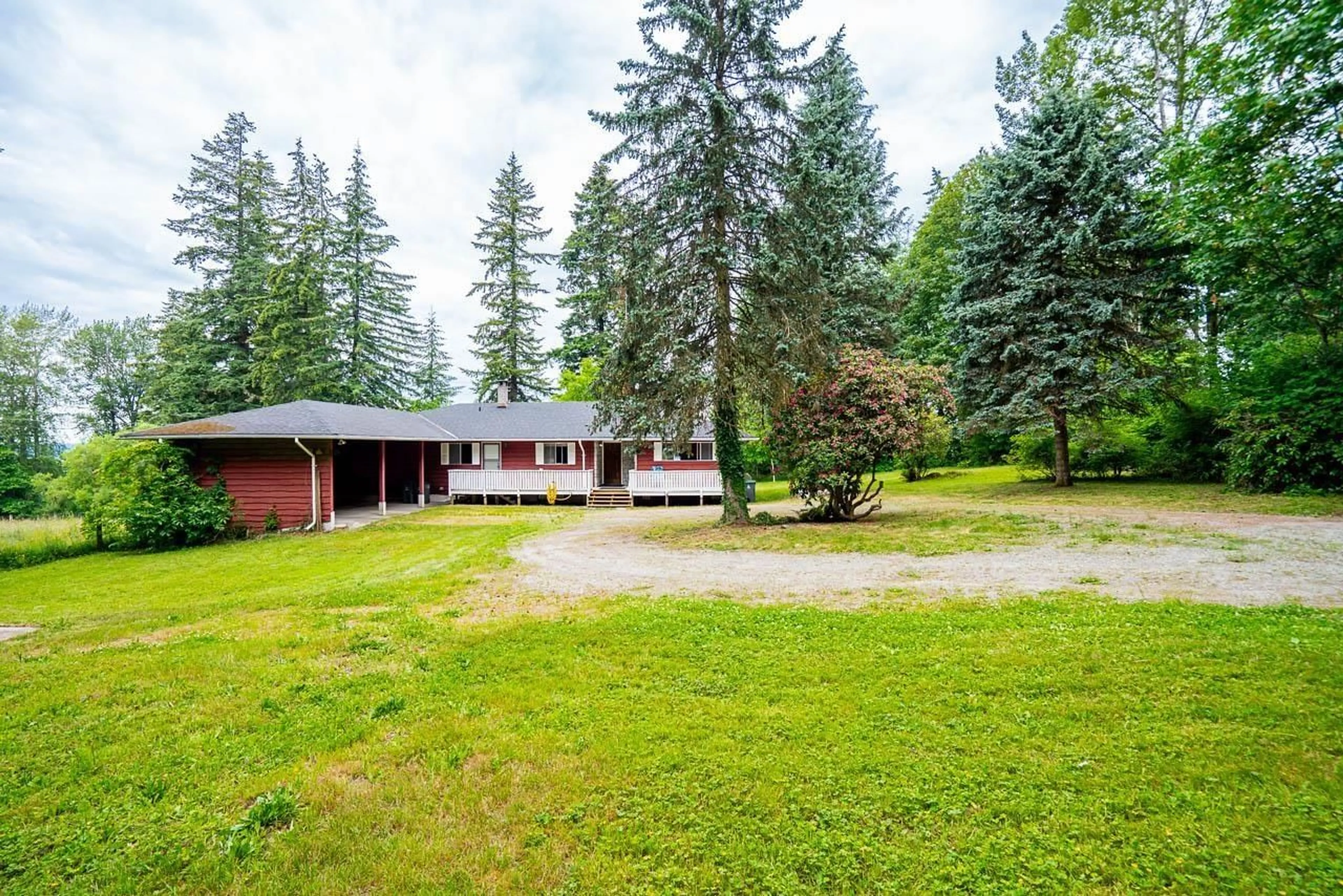 A pic from outside/outdoor area/front of a property/back of a property/a pic from drone, forest/trees view for 18495 0 AVENUE, Surrey British Columbia V3Z9R9