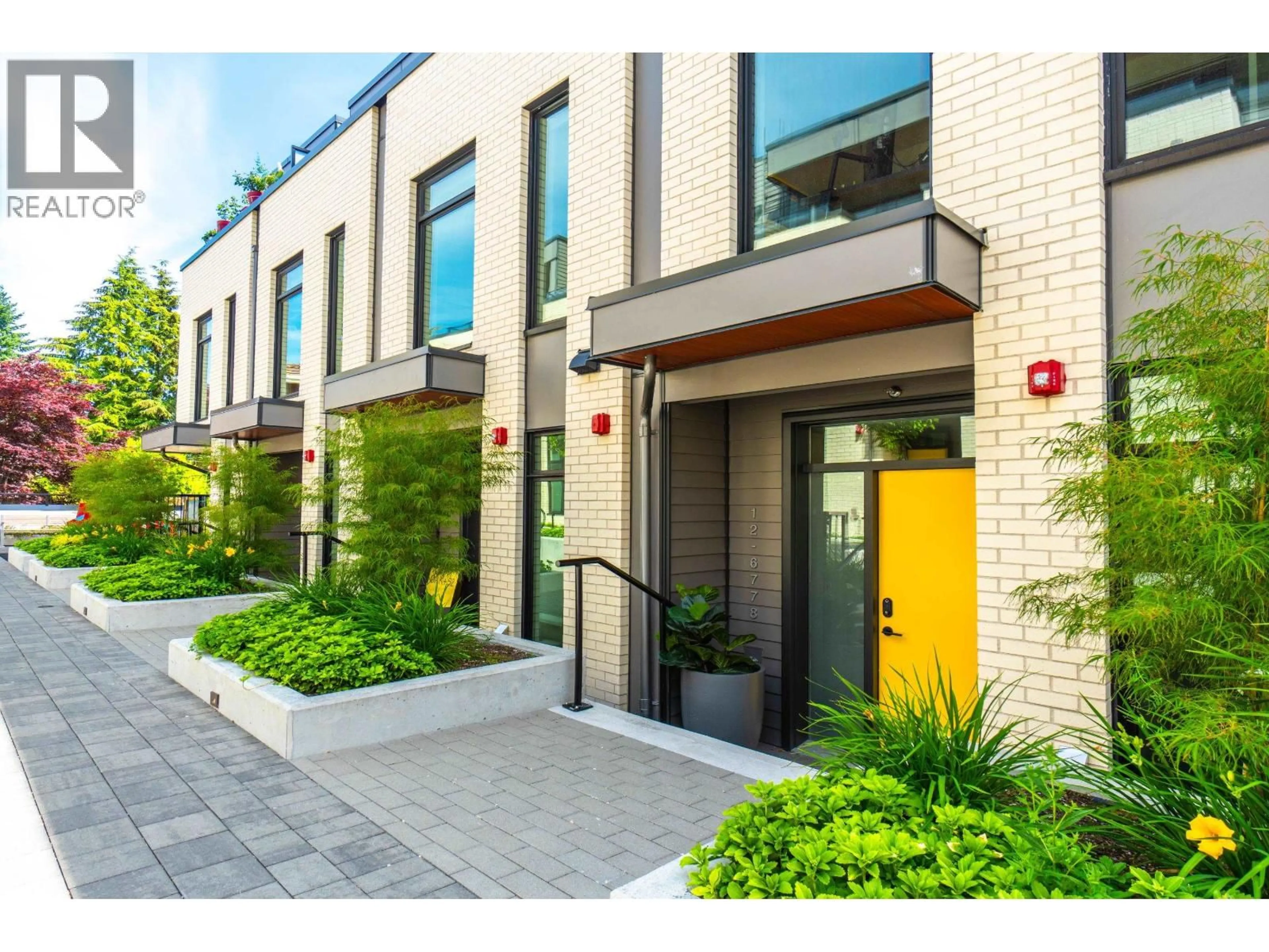 Home with brick exterior material, street for 12 - 6778 OAK STREET, Vancouver British Columbia V6P0L2