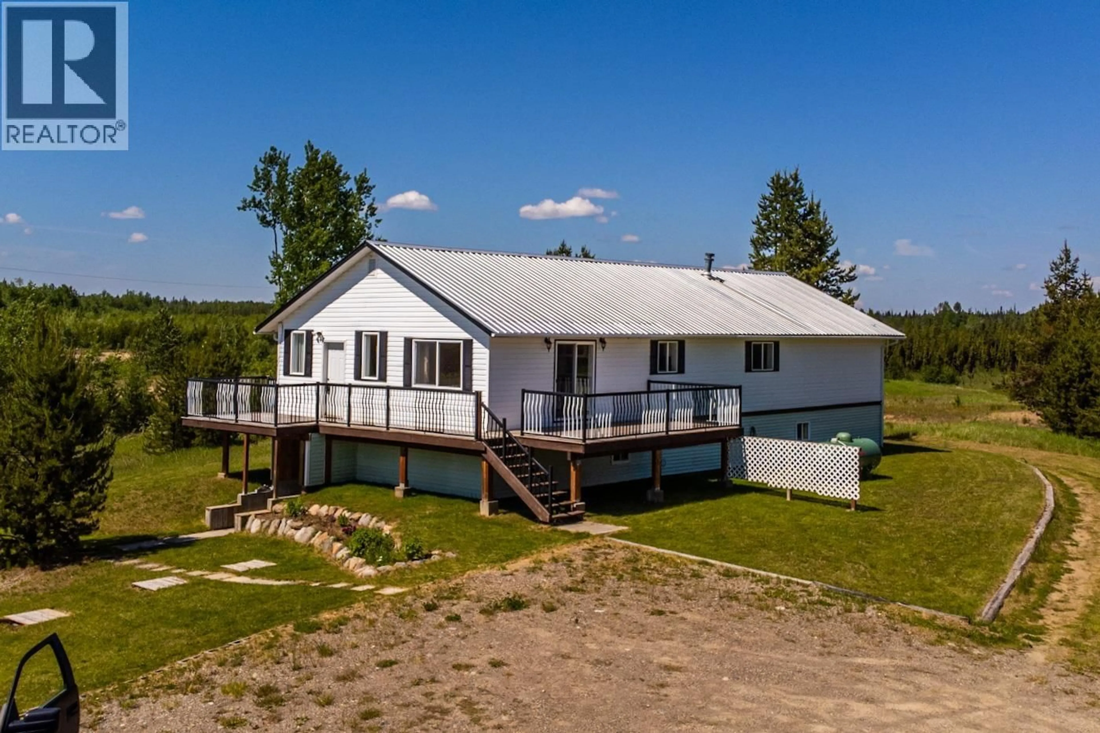 A pic from outside/outdoor area/front of a property/back of a property/a pic from drone, building for 29100 SHELL LAKE ROAD, Prince George British Columbia V2K5L5