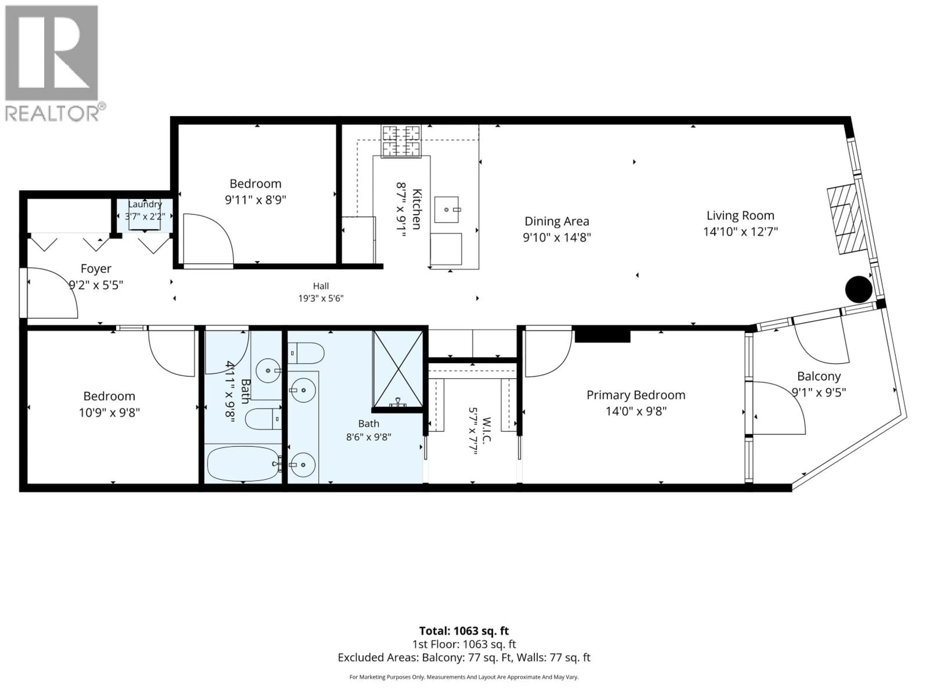 Floor plan for 403 - 5725 TEREDO STREET, Sechelt British Columbia V7Z0J7