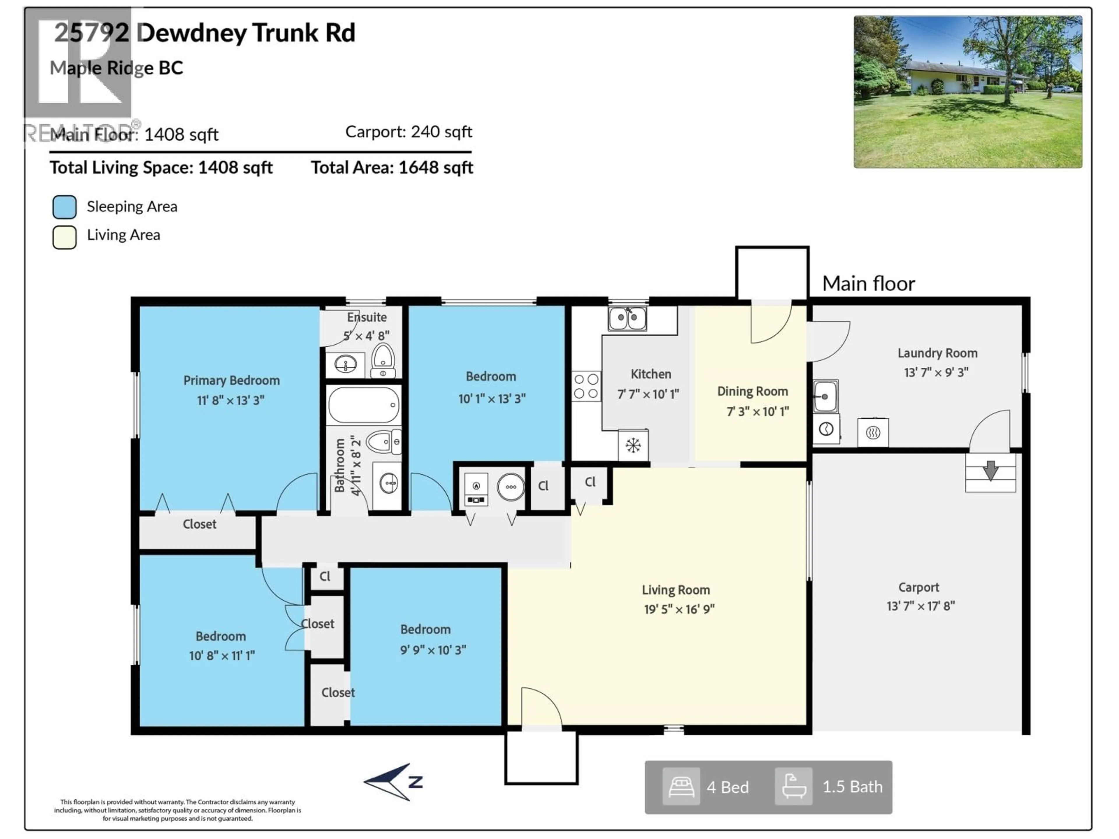 Floor plan for 25792 DEWDNEY TRUNK ROAD, Maple Ridge British Columbia V4R1Y4