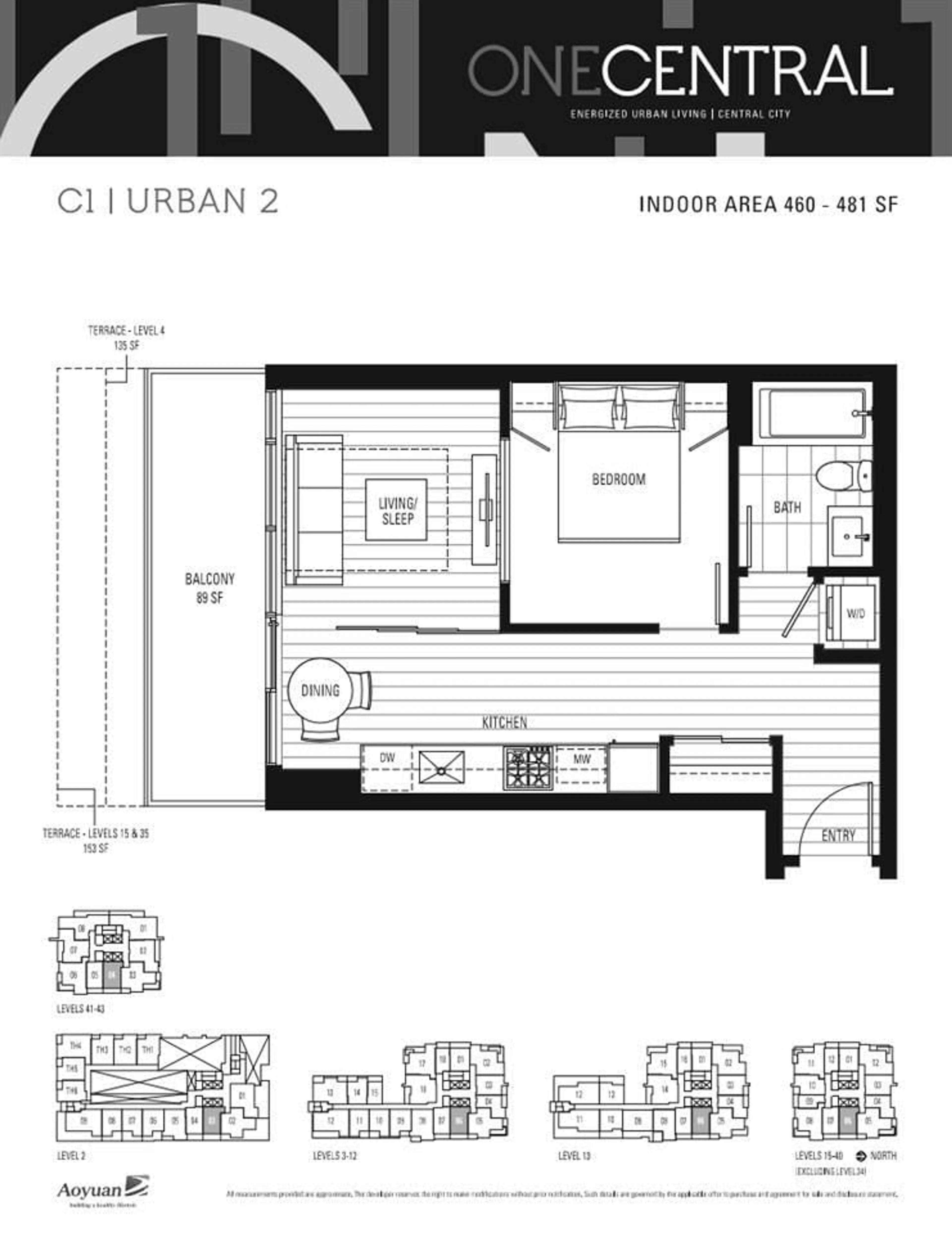 Floor plan for 306 - 13350 CENTRAL AVENUE, Surrey British Columbia V3T0S1