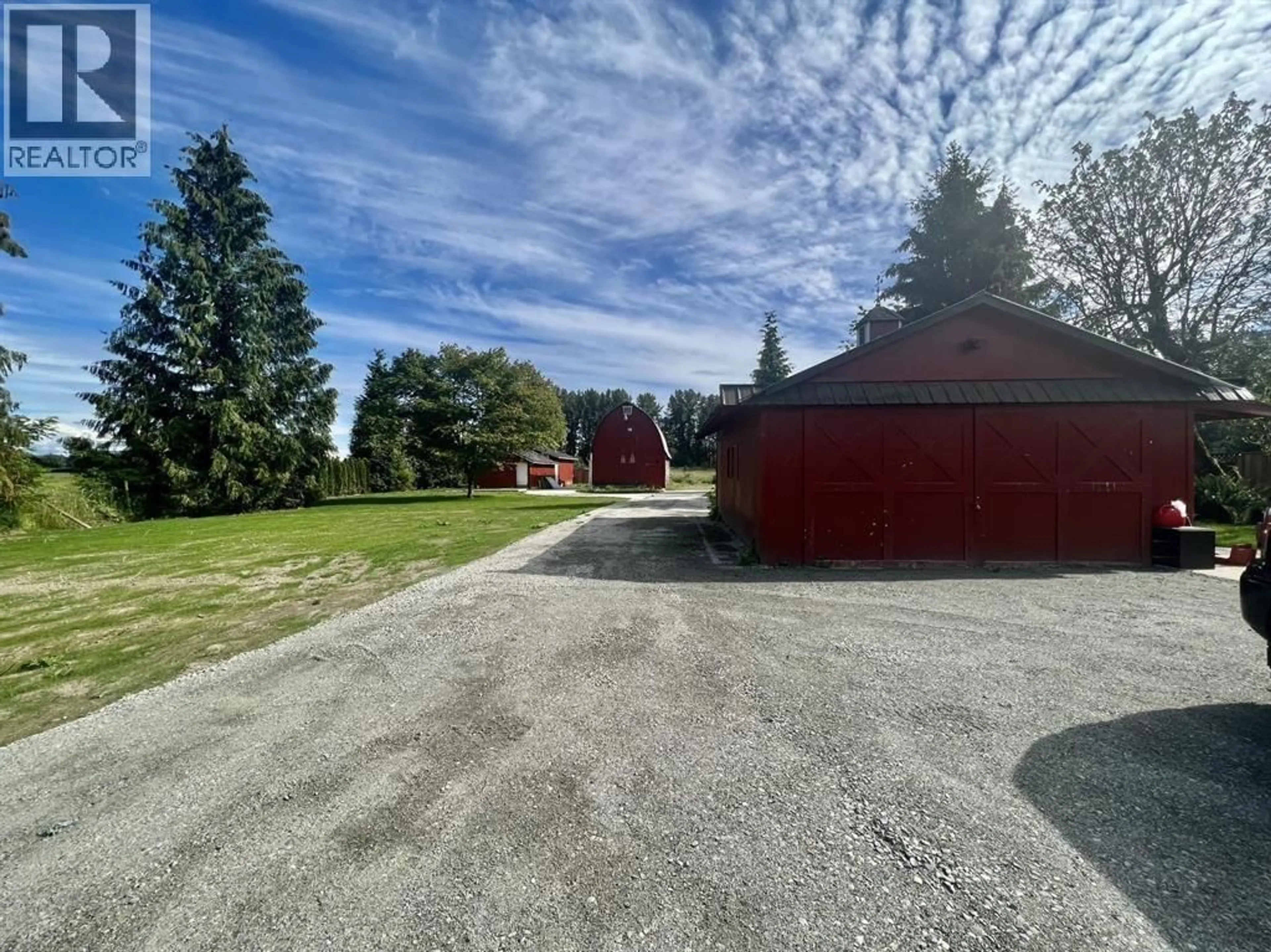 A pic from outside/outdoor area/front of a property/back of a property/a pic from drone, street for 17382 FORD ROAD DETOUR, Pitt Meadows British Columbia V3Y0A6