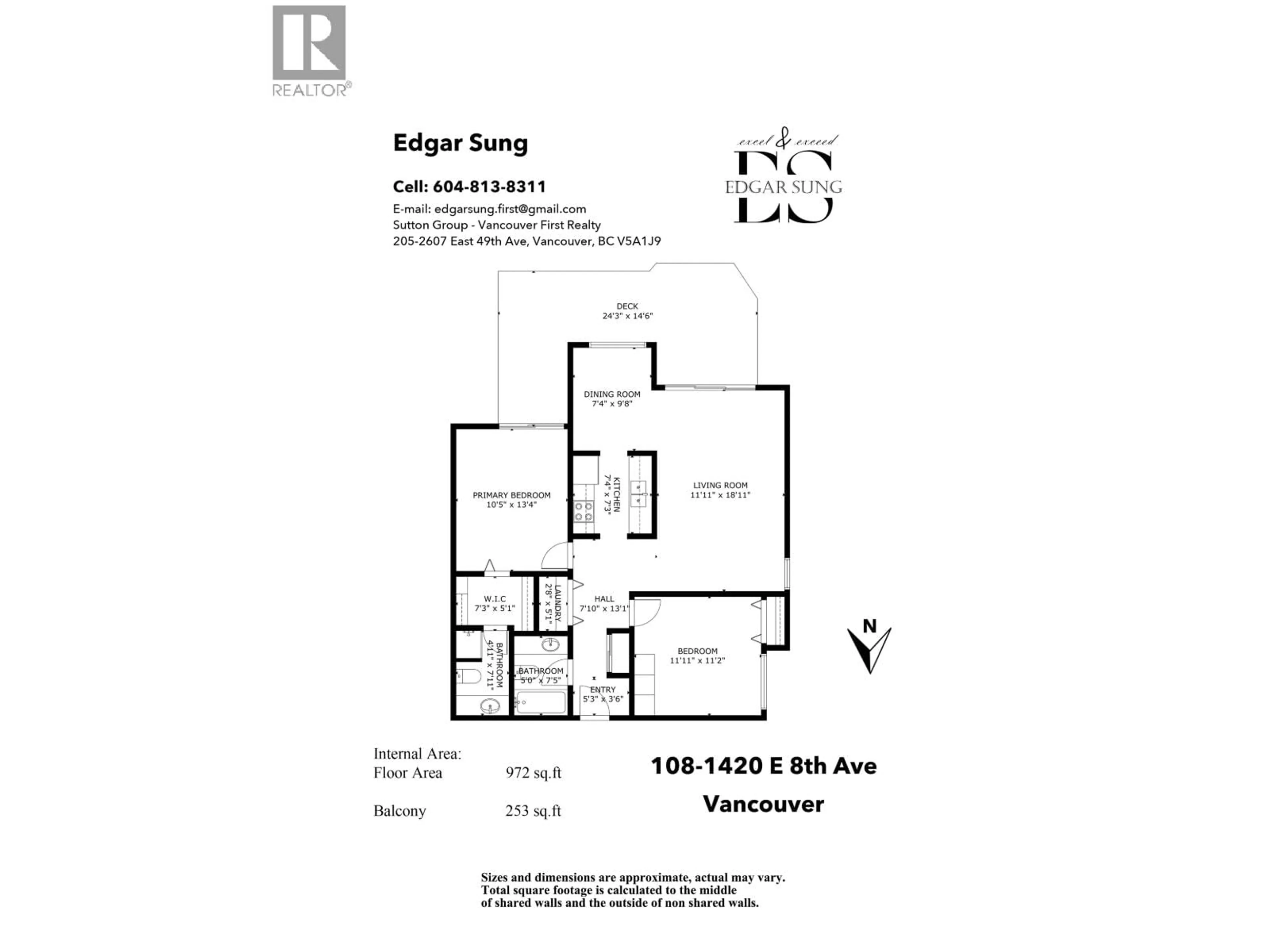 Floor plan for 108 - 1420 8TH AVENUE, Vancouver British Columbia V5N1T4