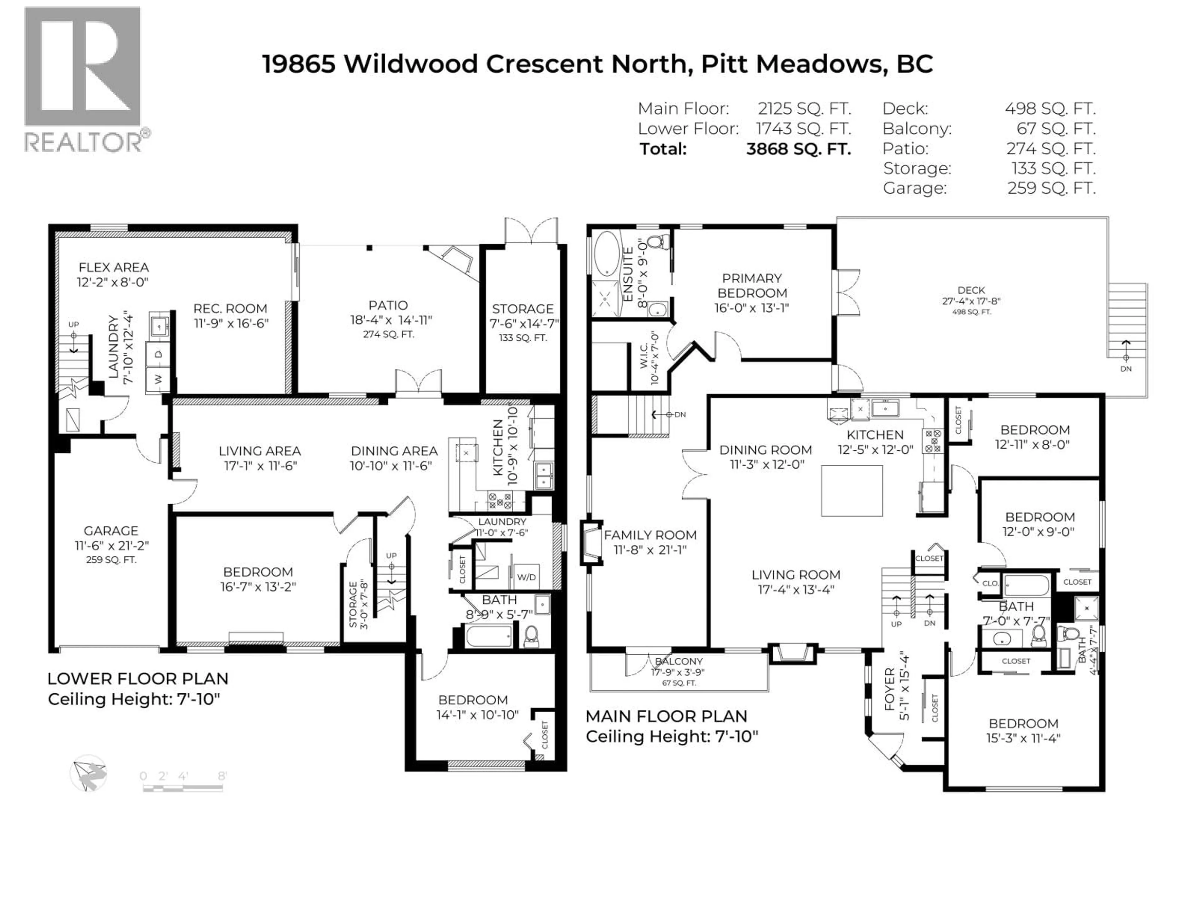 Floor plan for 19865 WILDWOOD CRESCENT, Pitt Meadows British Columbia V3Y1M8