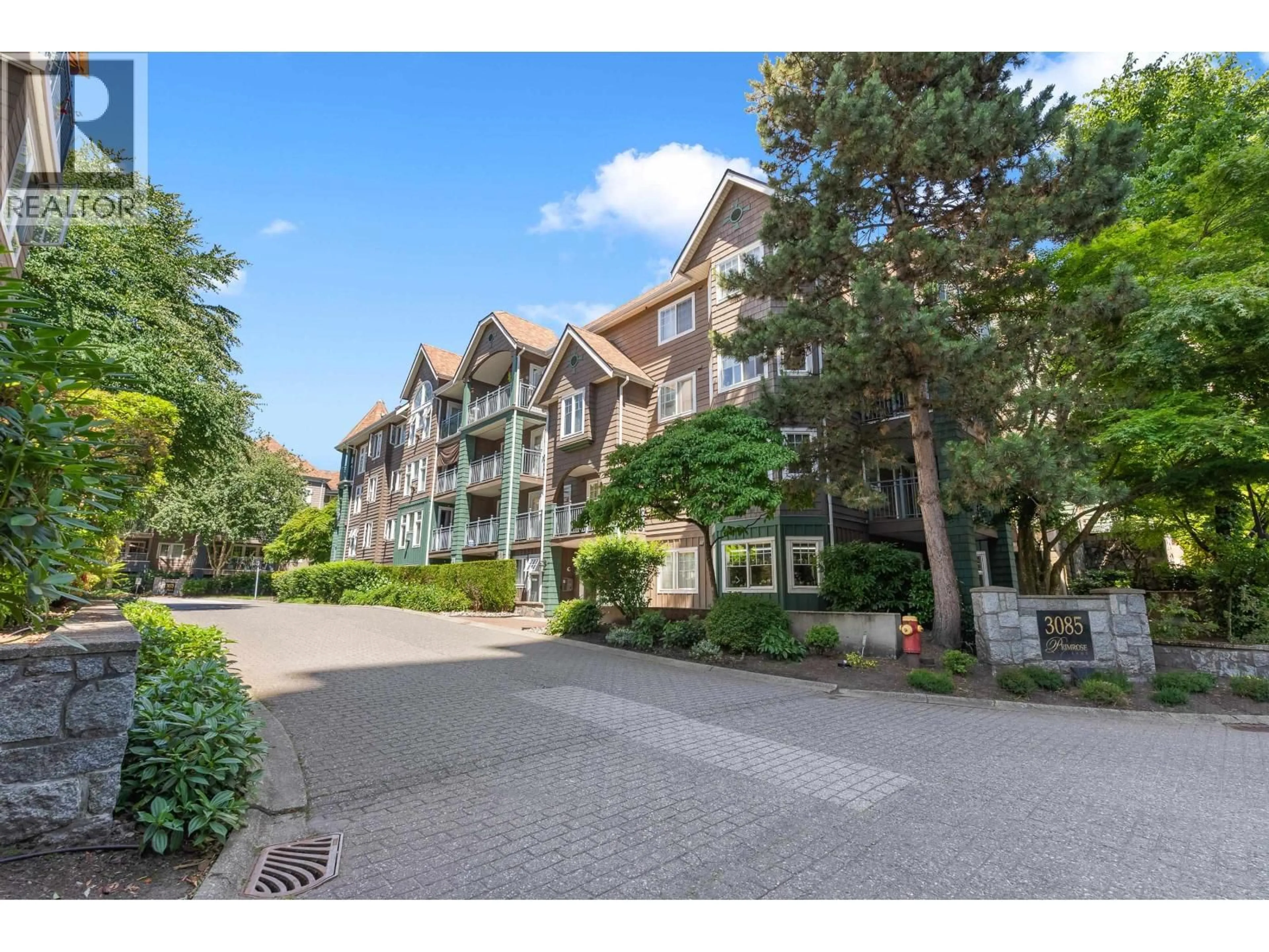A pic from outside/outdoor area/front of a property/back of a property/a pic from drone, unknown for 207 - 3085 PRIMROSE LANE, Coquitlam British Columbia V3B7S3