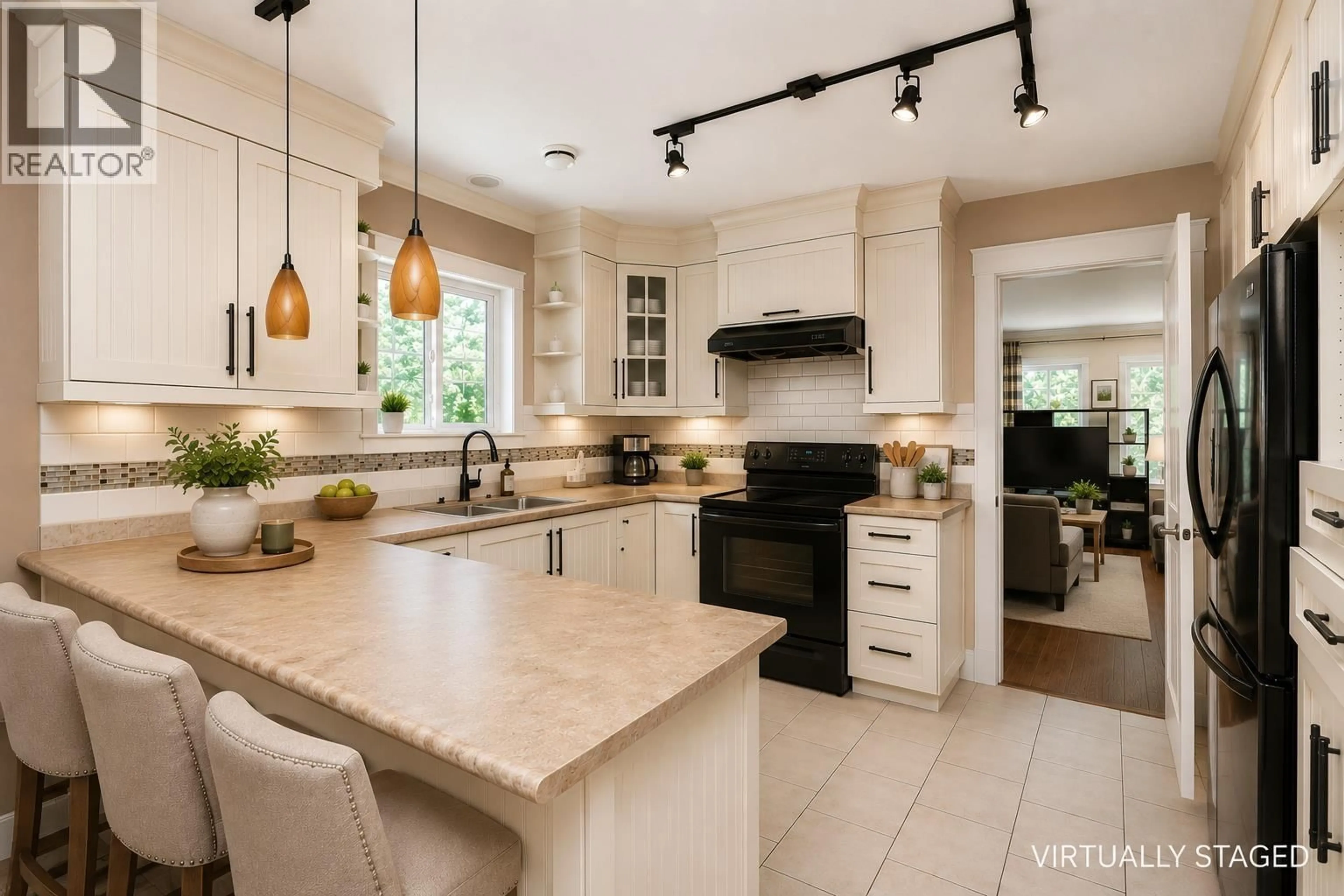 Open concept kitchen, ceramic/tile floor for 25982 DEWDNEY TRUNK ROAD, Maple Ridge British Columbia V4R1Y4