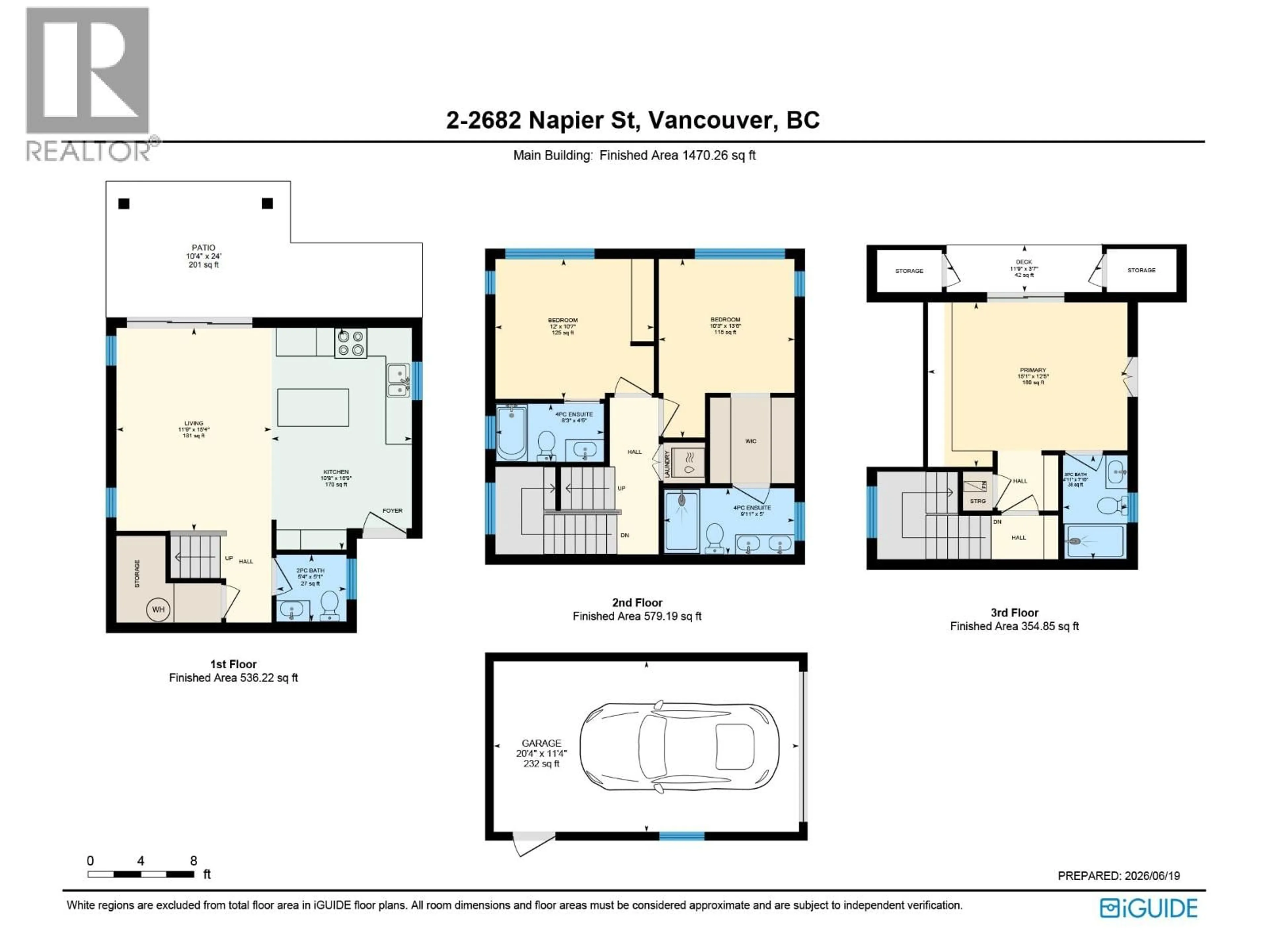 Floor plan for 2 - 2682 NAPIER STREET, Vancouver British Columbia V5K2W6