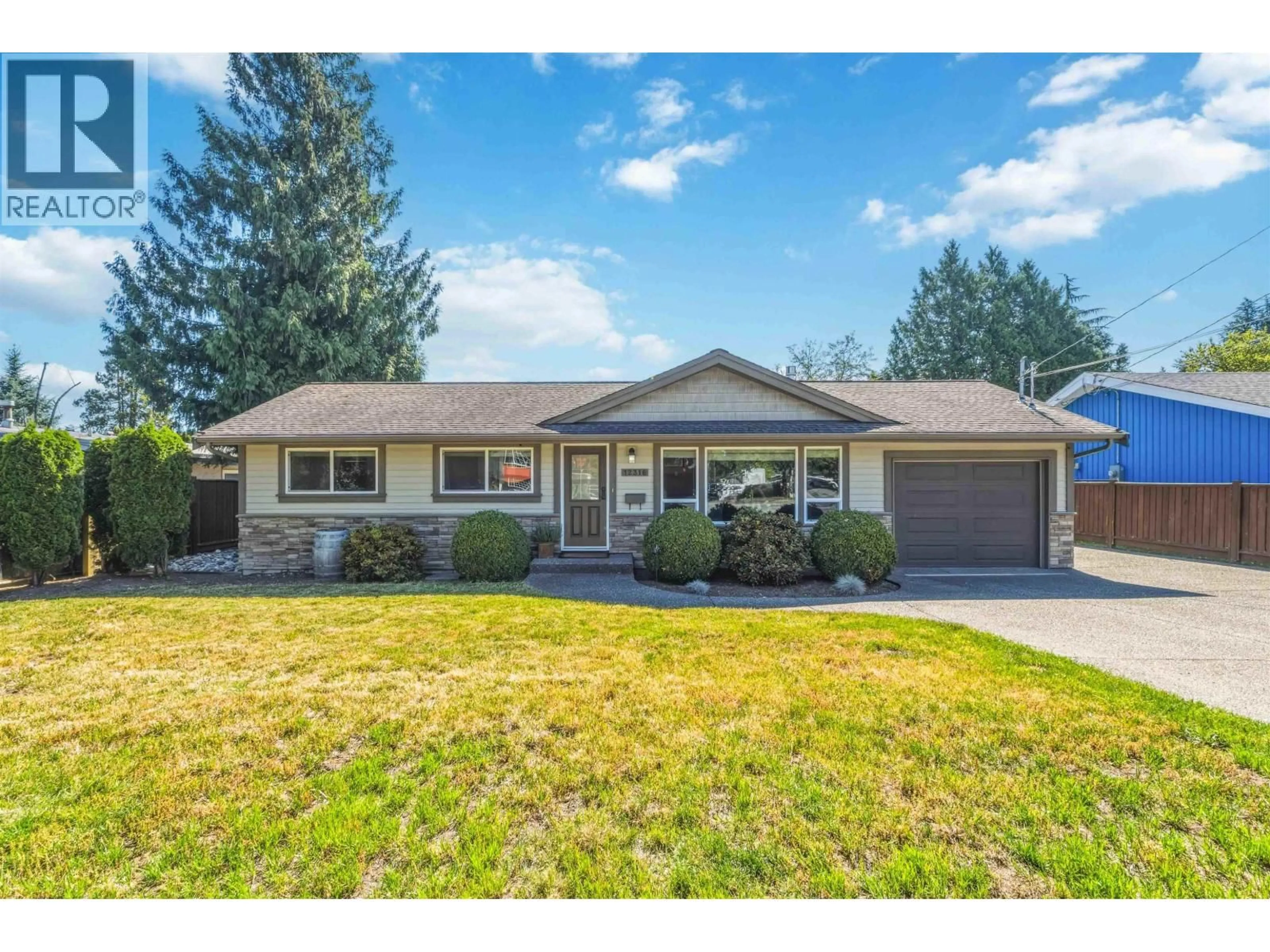Home with vinyl exterior material, street for 12316 227 STREET, Maple Ridge British Columbia V2X6J7