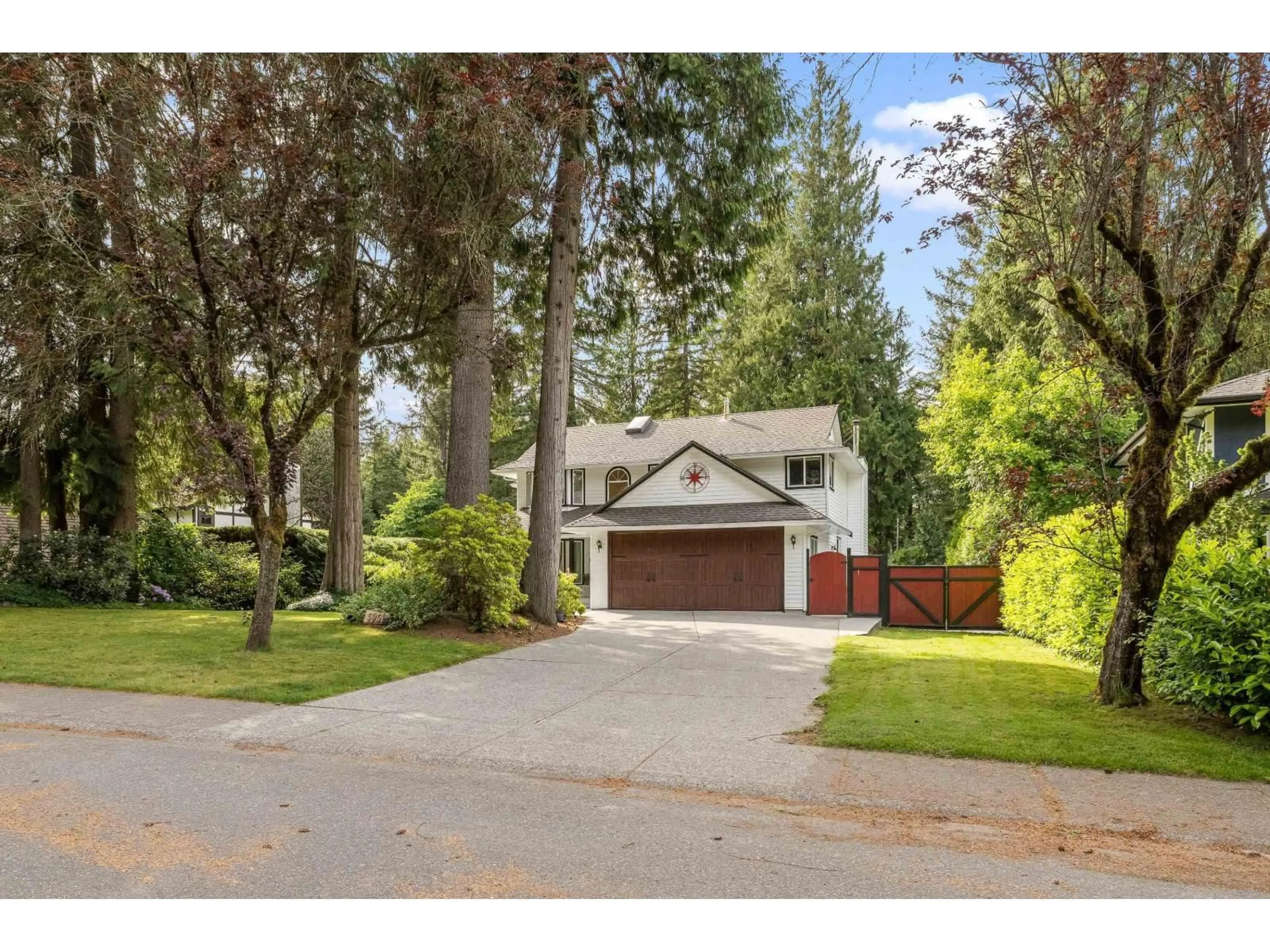 Home with vinyl exterior material, street for 5951 237A STREET, Langley British Columbia V2Z1A6