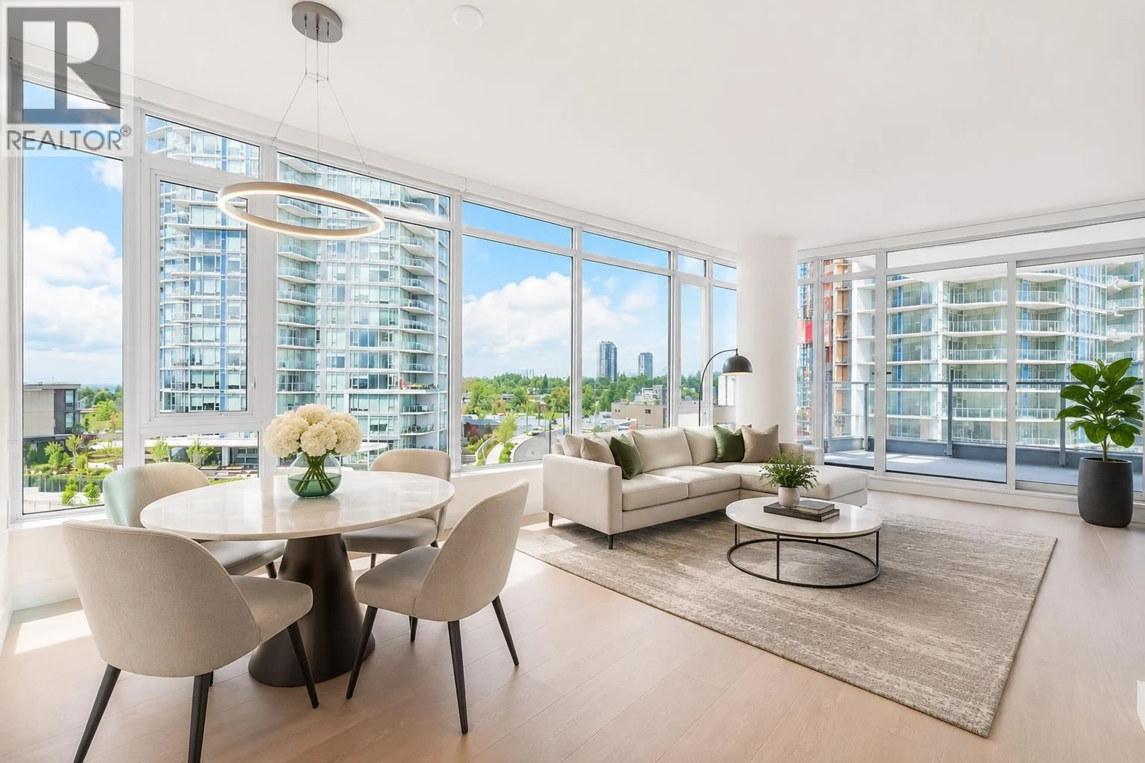 Living room with furniture, unknown for 405 - 7769 PARK CRESCENT, Burnaby British Columbia V3N0J7