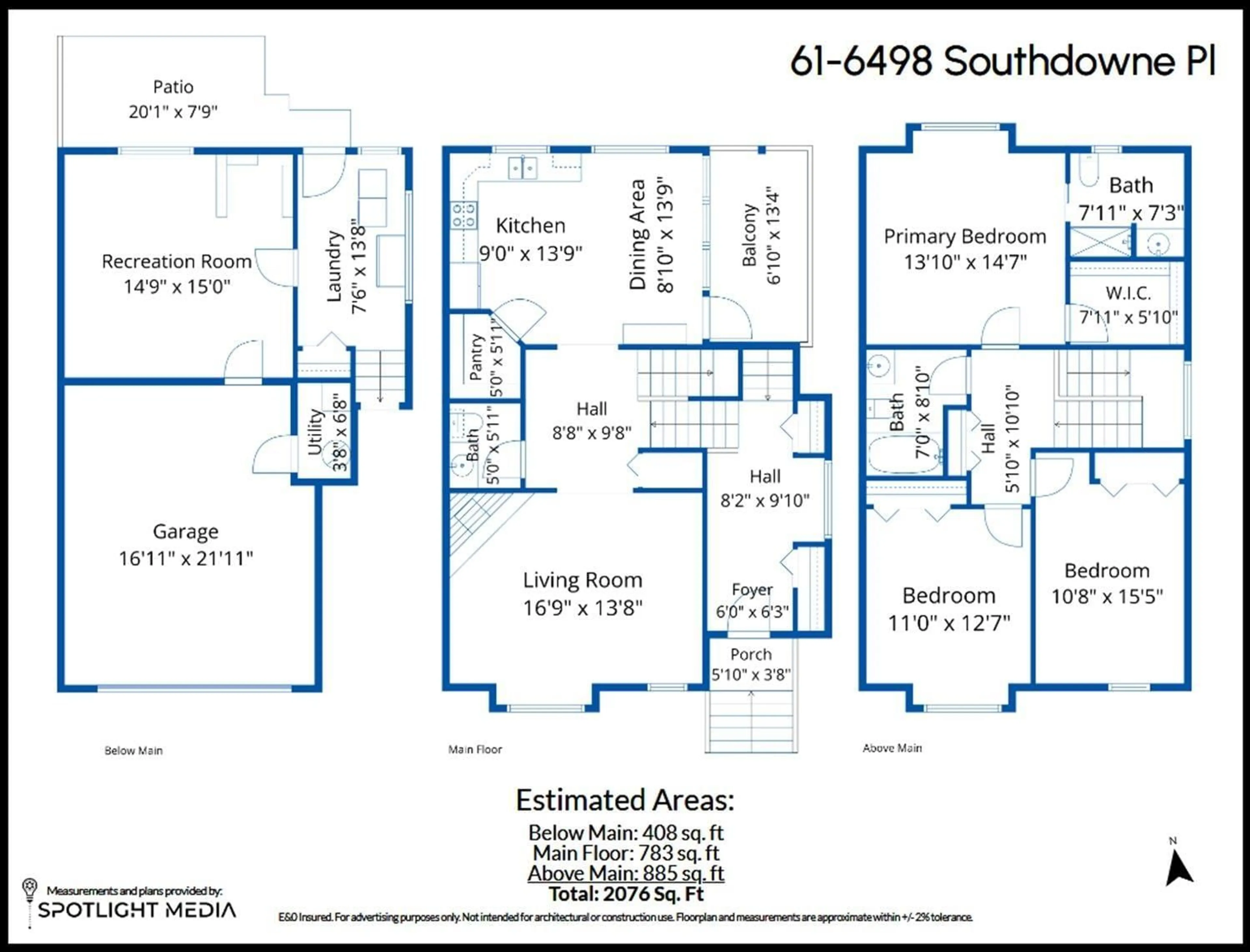 Floor plan for 61 - 6498 SOUTHDOWNE PLACE, Chilliwack British Columbia V2R0K3
