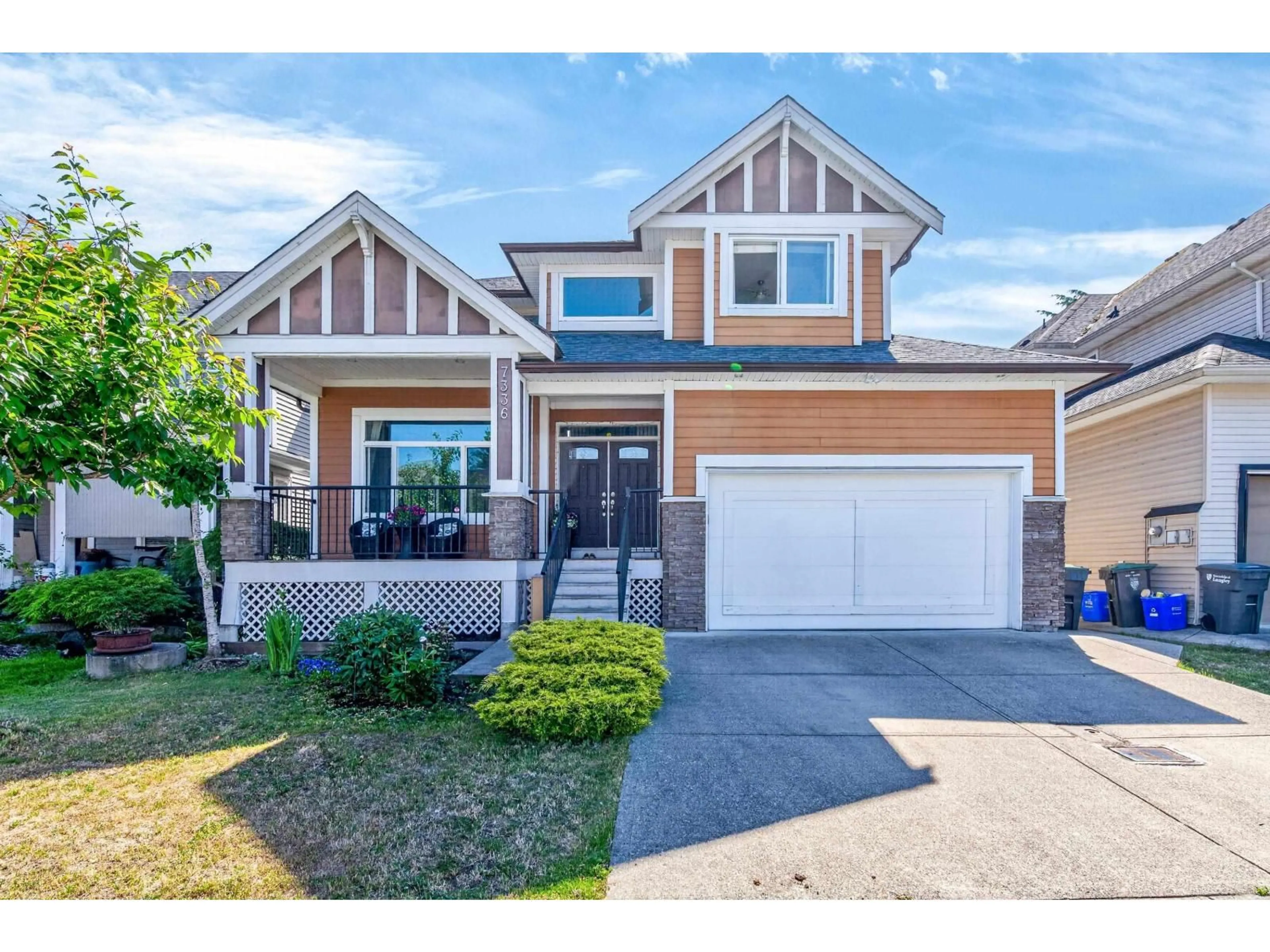Home with vinyl exterior material, street for 7336 201B STREET, Langley British Columbia V2Y3G3