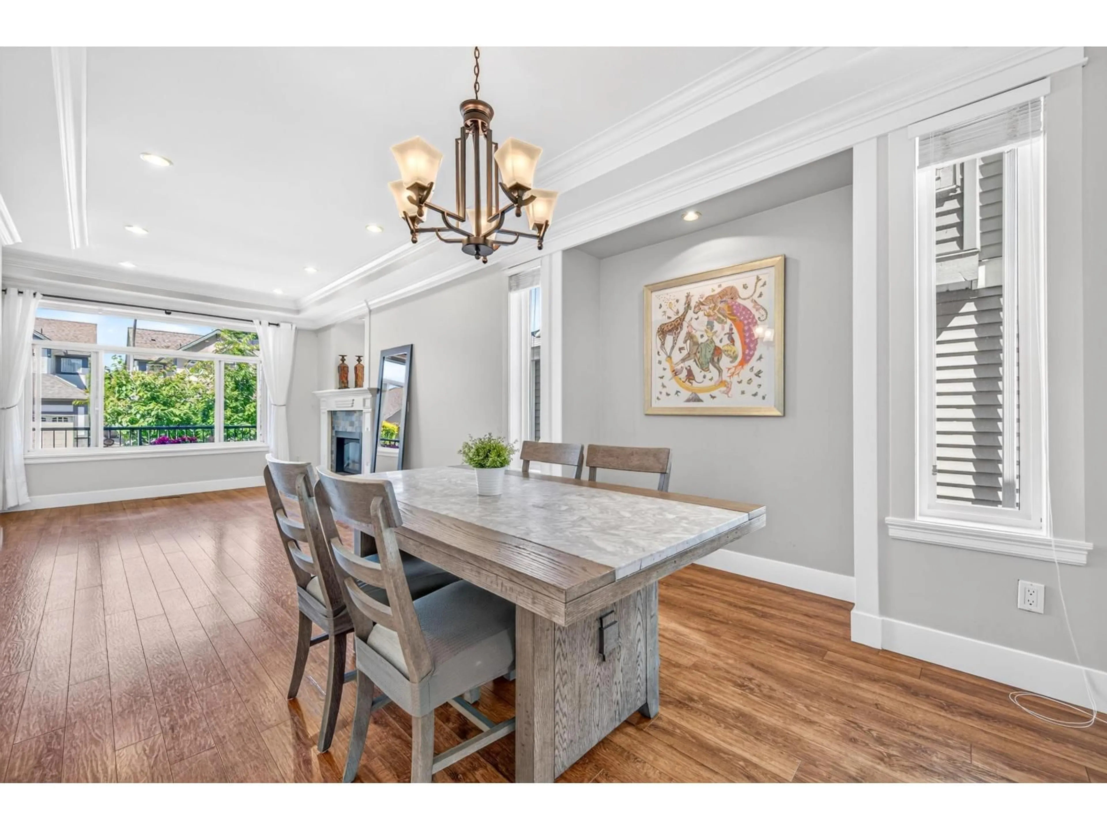 Dining room, wood/laminate floor for 7336 201B STREET, Langley British Columbia V2Y3G3