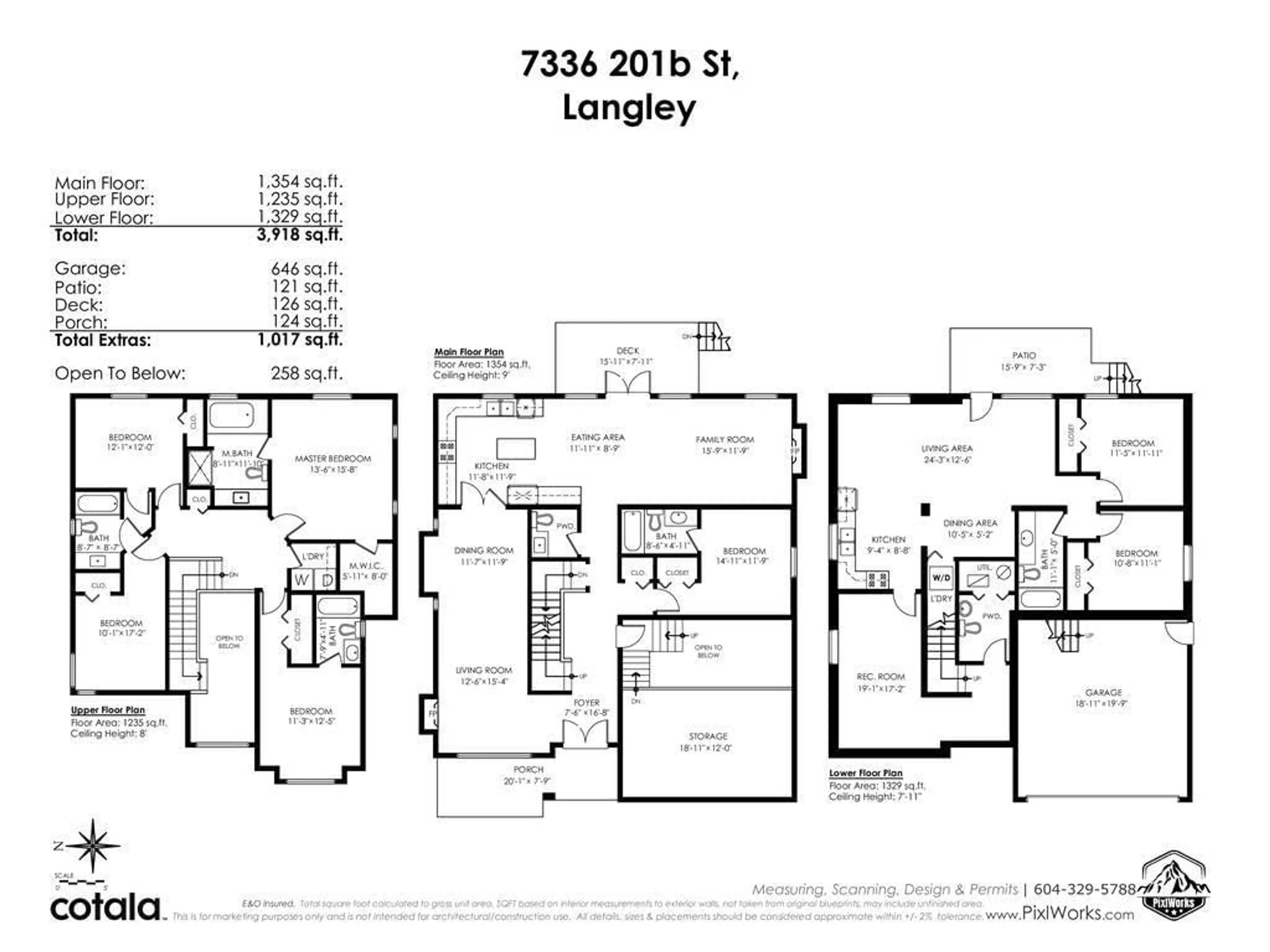 Floor plan for 7336 201B STREET, Langley British Columbia V2Y3G3