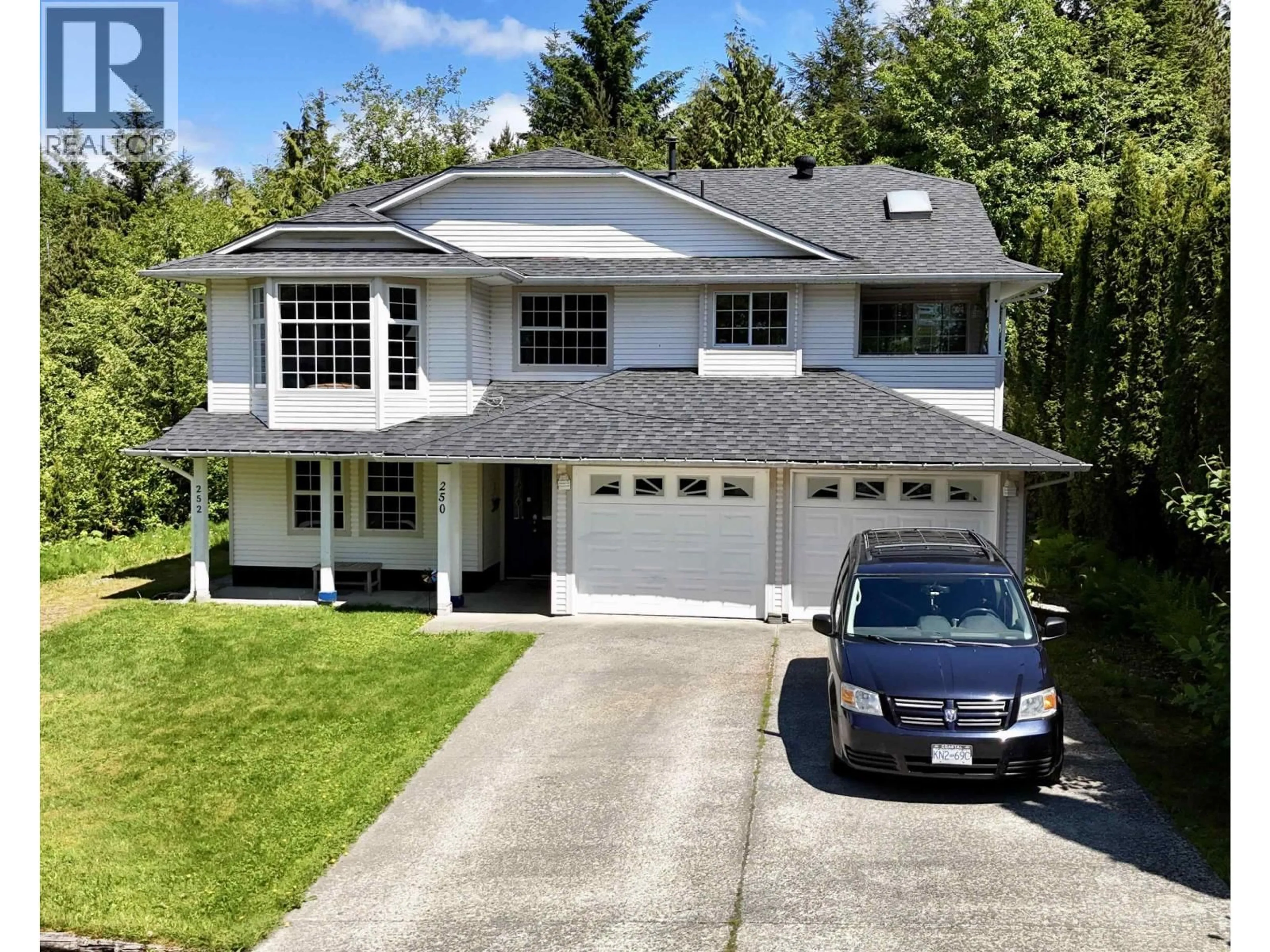 Home with vinyl exterior material, street for 250 HERON ROAD, Prince Rupert British Columbia V8J4G6