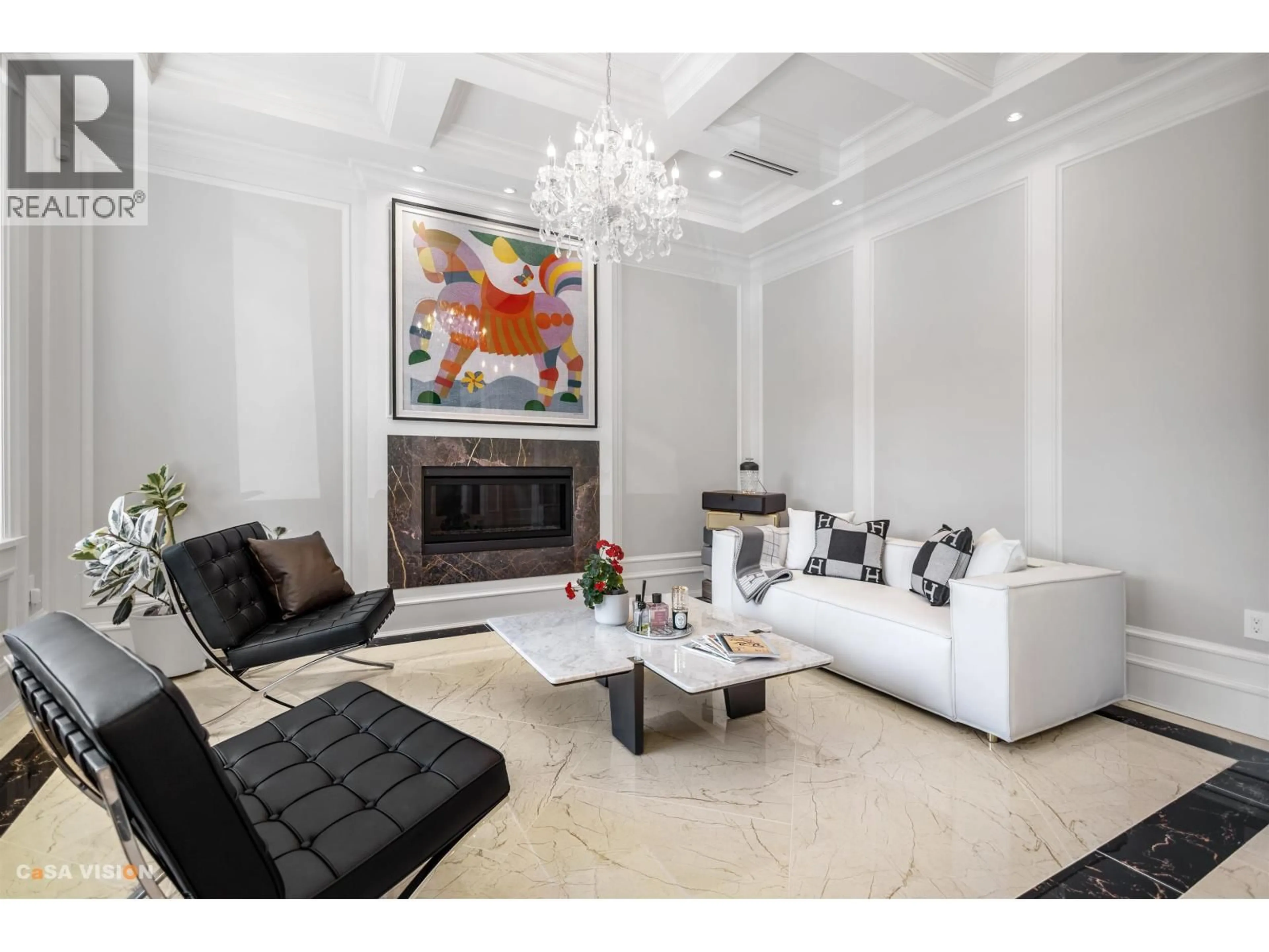 Living room with furniture, ceramic/tile floor for 991 CROSS CREEK ROAD, West Vancouver British Columbia V7S2S6