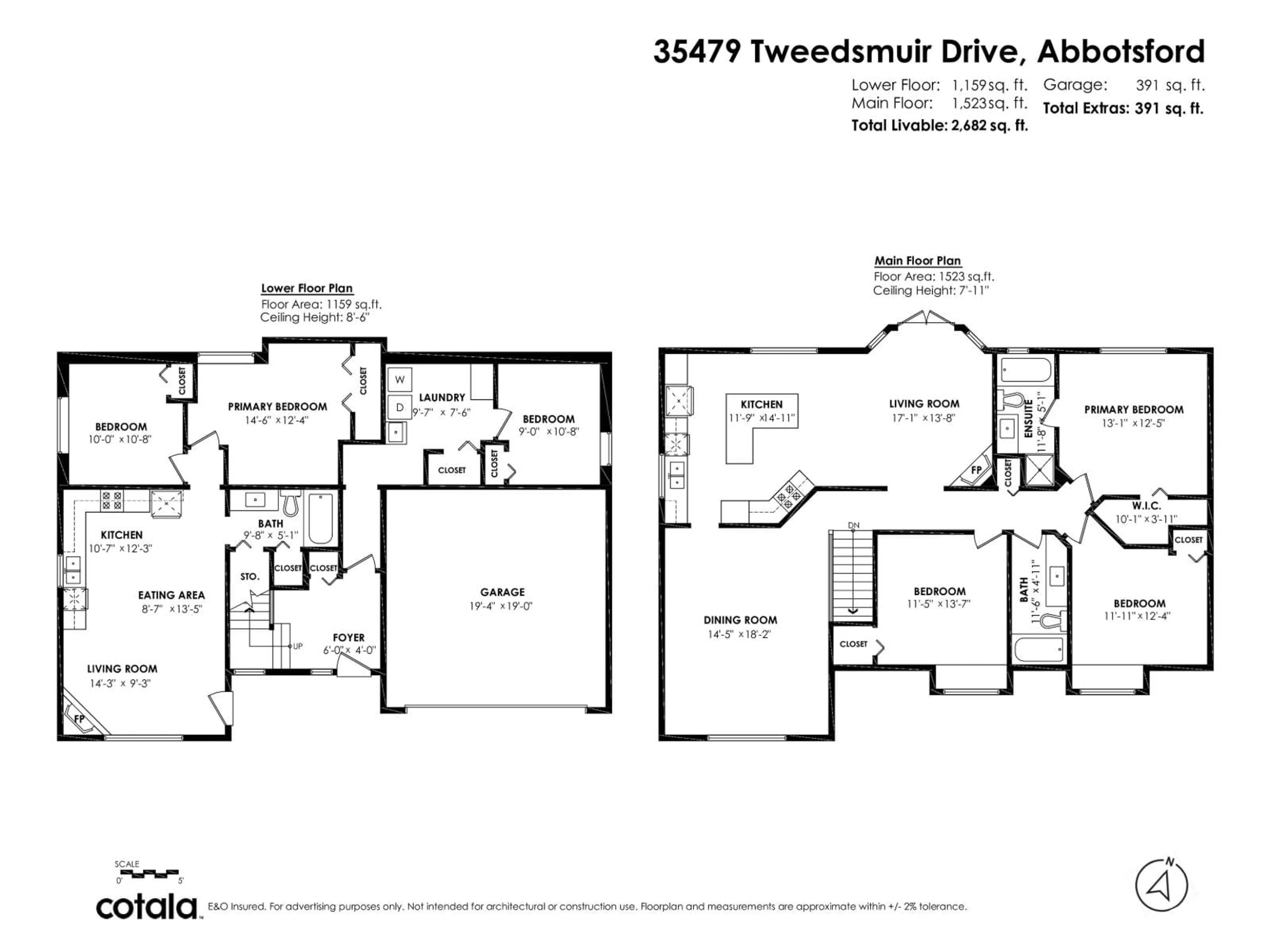 Floor plan for 35479 TWEEDSMUIR DRIVE, Abbotsford British Columbia V2T2X8