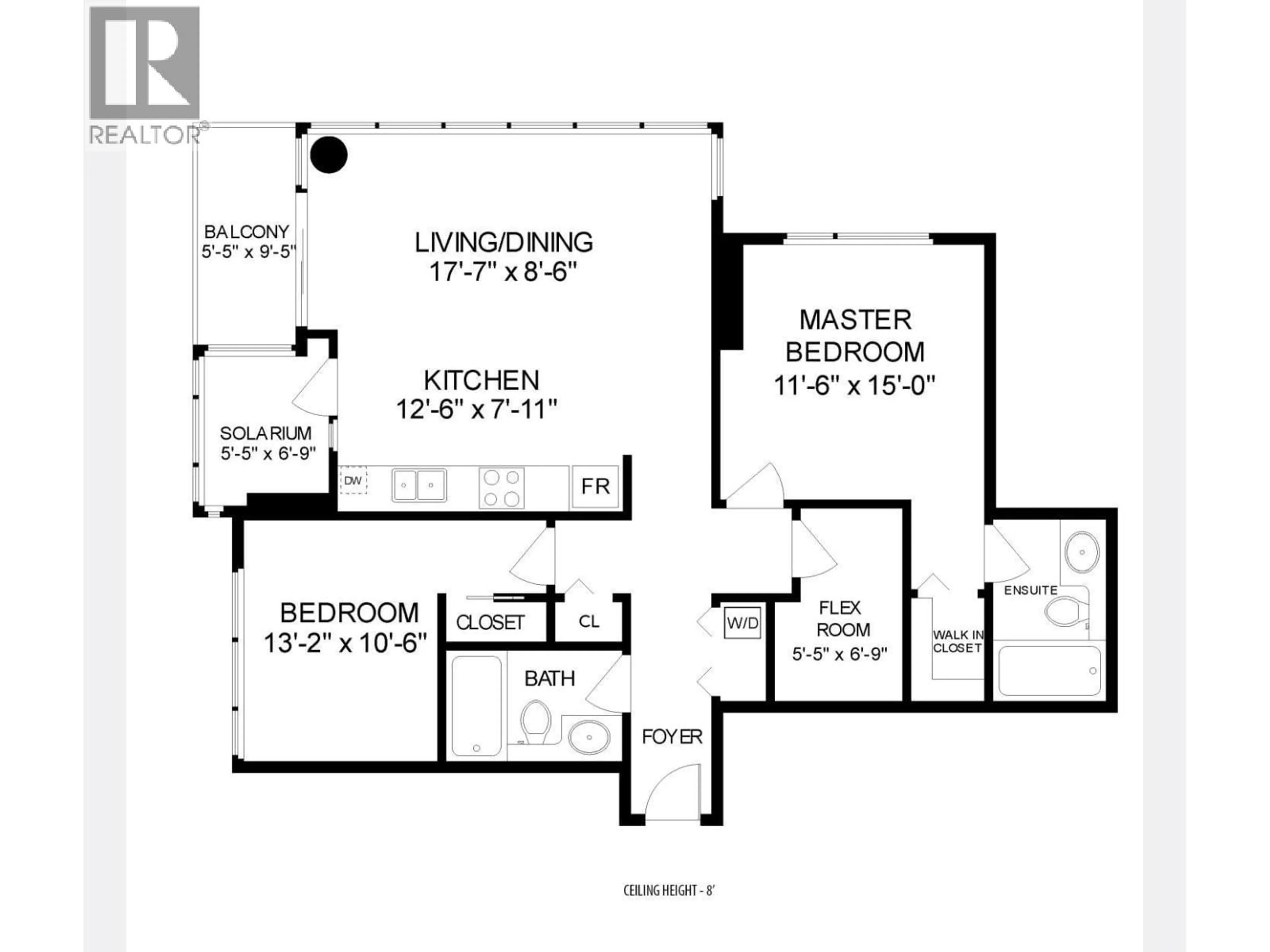 Floor plan for 2910 - 668 CITADEL PARADE, Vancouver British Columbia V6B1W6