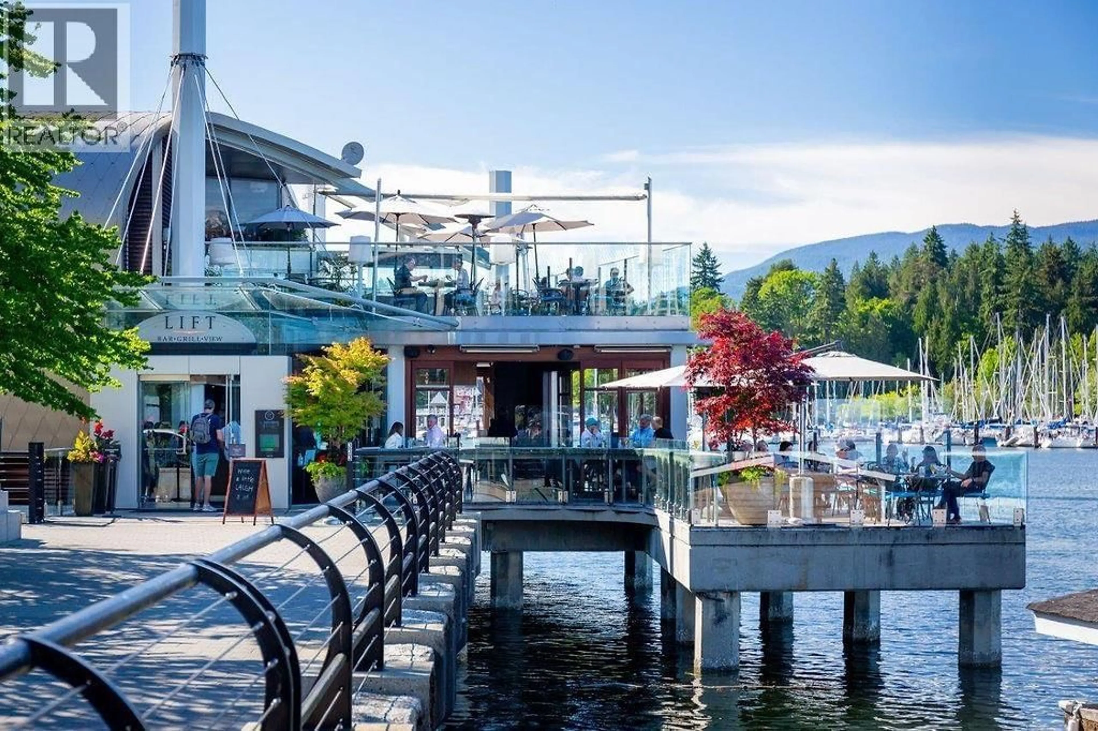 Patio, water/lake/river/ocean view for 1506 - 1238 MELVILLE STREET, Vancouver British Columbia V6E4N2
