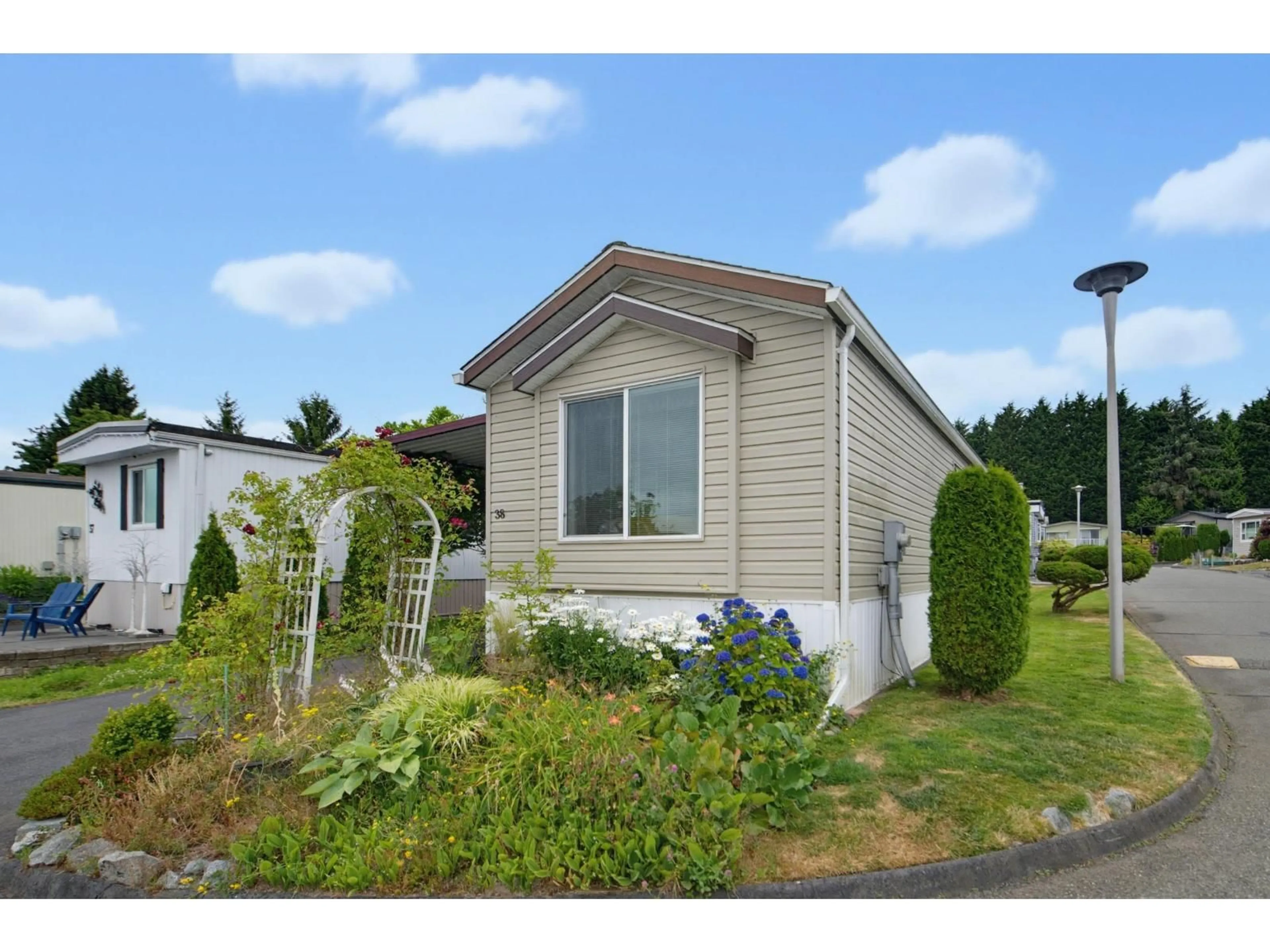Home with vinyl exterior material, street for 38 - 15875 20 AVENUE, Surrey British Columbia V4A2B1