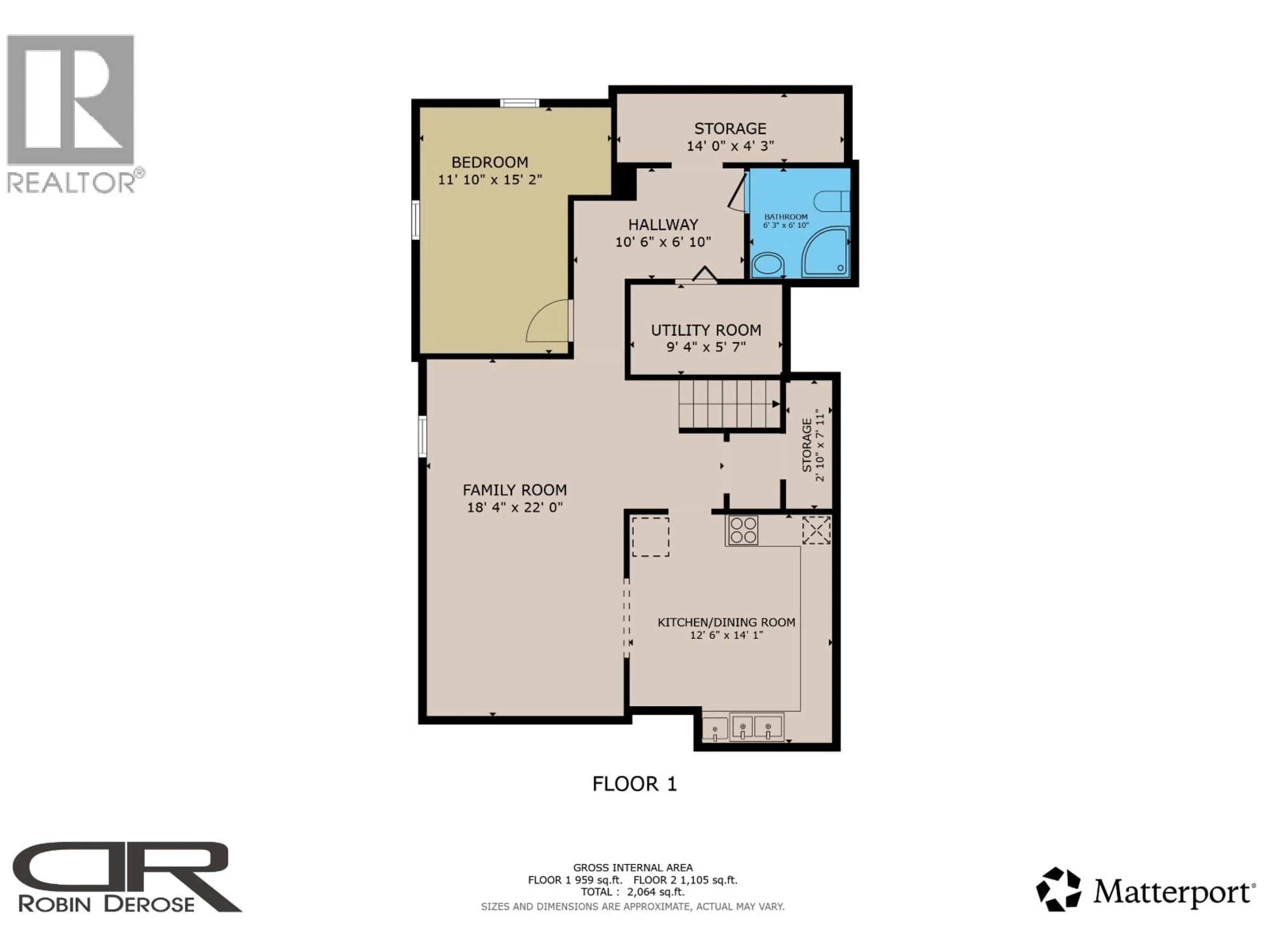 Floor plan for 10104 112 AVENUE, Fort St. John British Columbia V1J6G6