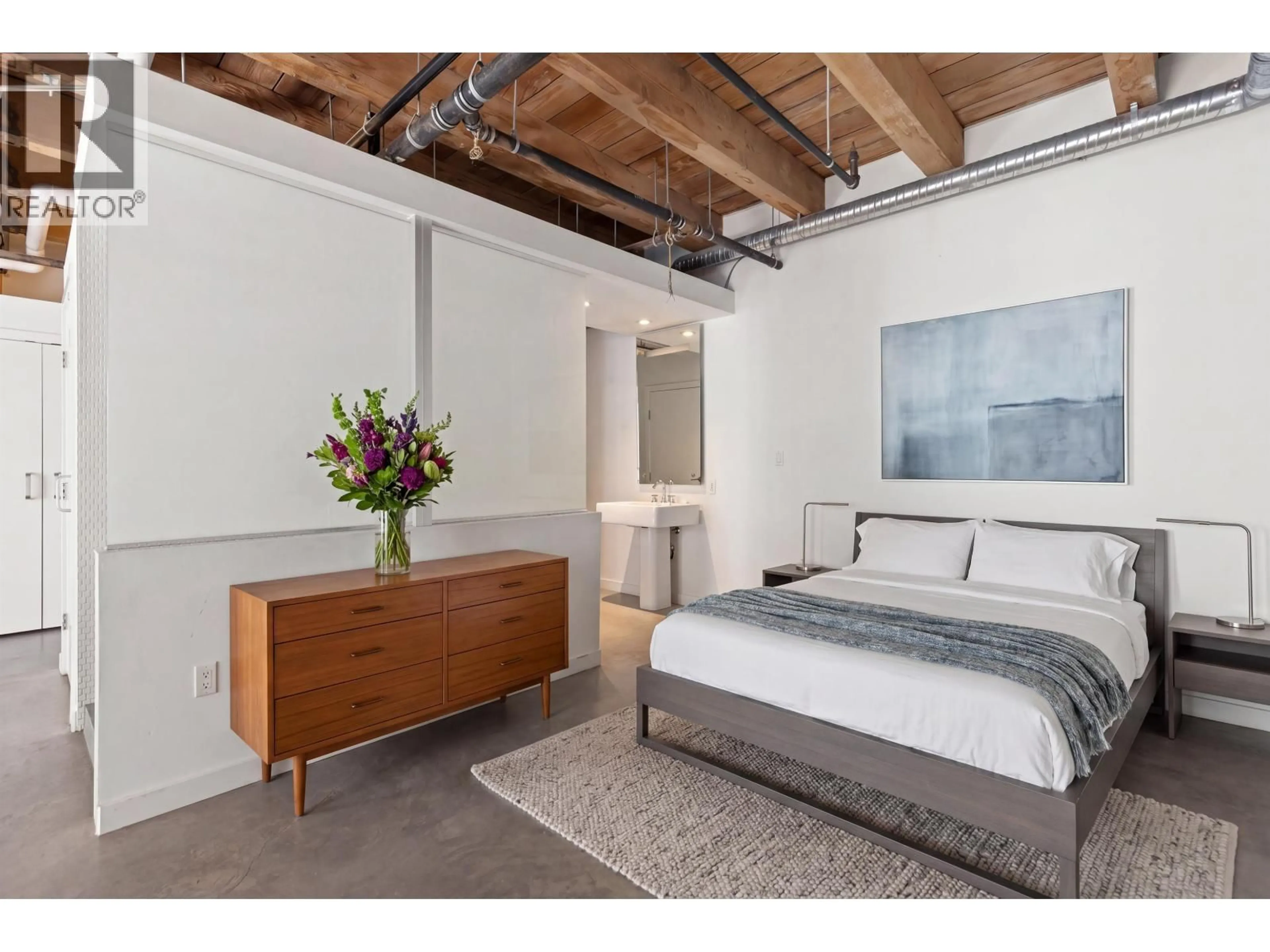Bedroom with bed, unknown for 308 - 55 CORDOVA STREET, Vancouver British Columbia V6A0A5