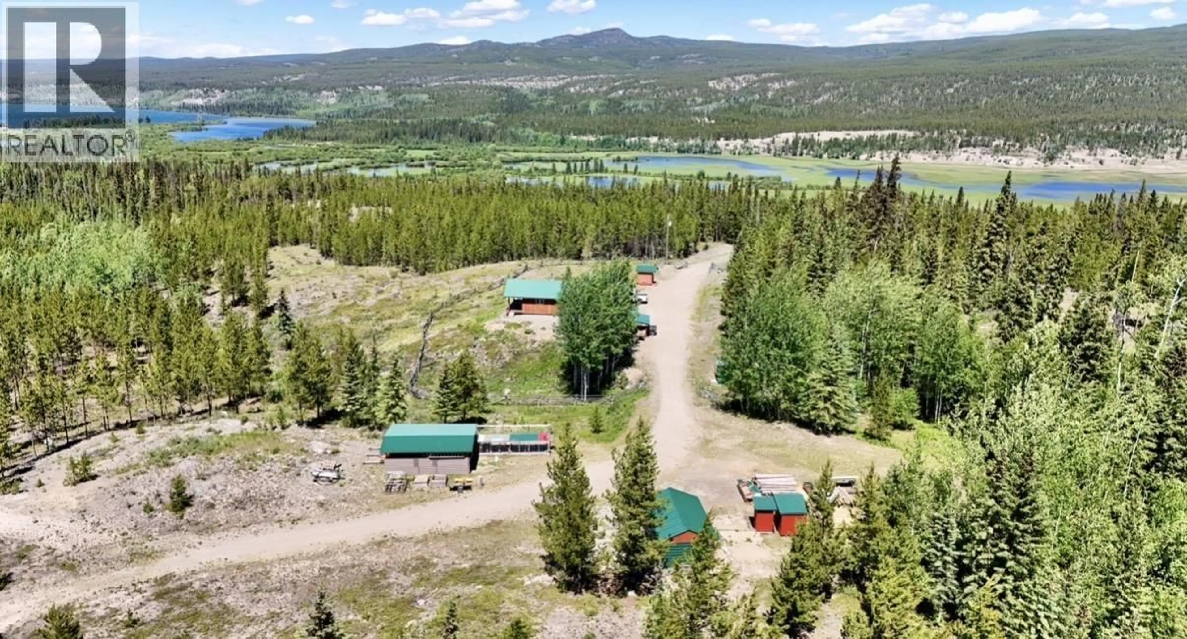 A pic from outside/outdoor area/front of a property/back of a property/a pic from drone, mountain view for 18775 CHILCOTIN 20 HIGHWAY, Chilcotin British Columbia V0L1M0