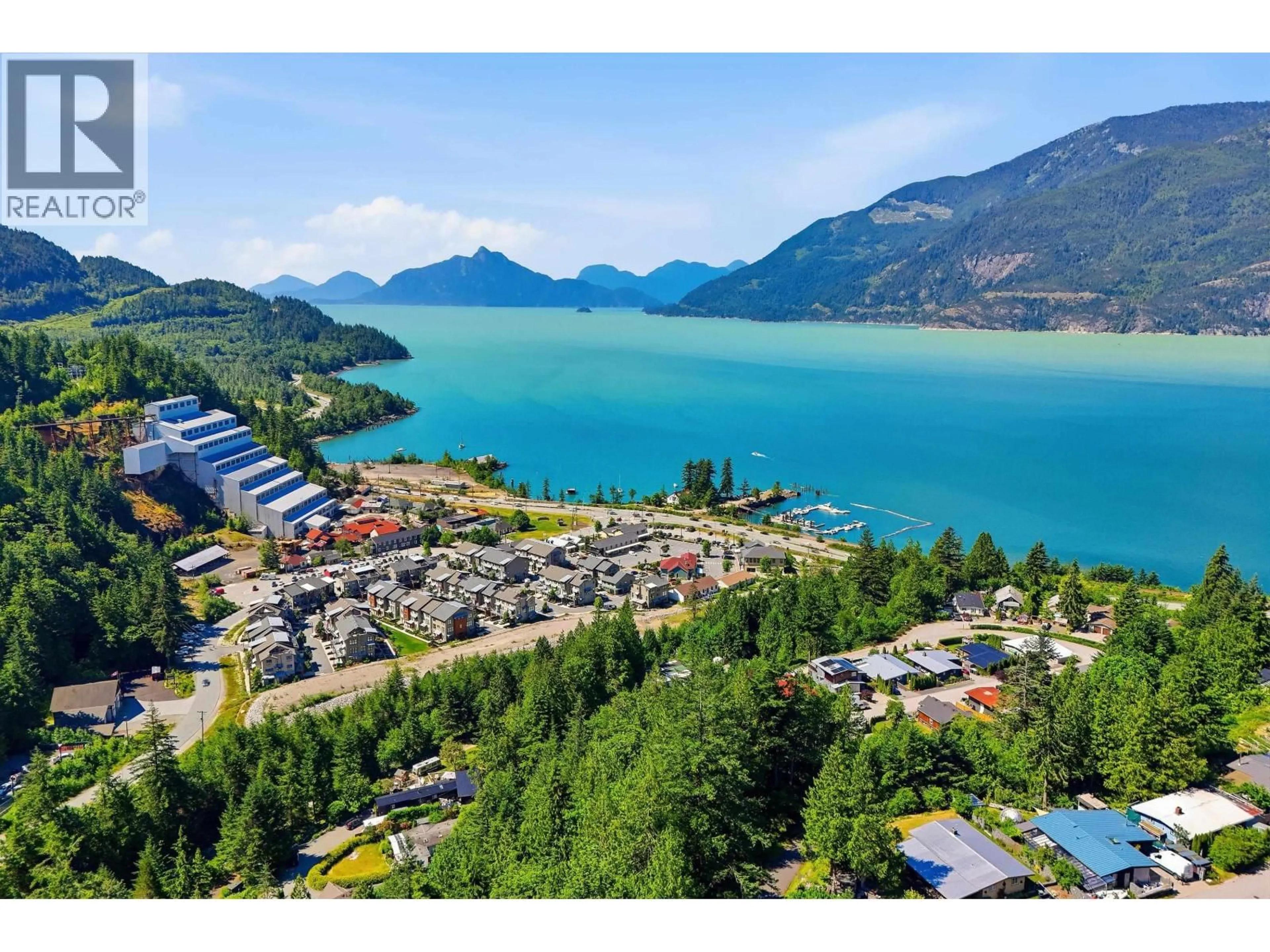 A pic from outside/outdoor area/front of a property/back of a property/a pic from drone, water/lake/river/ocean view for 868 UPPER CRESCENT, Britannia Beach British Columbia V8B1J2