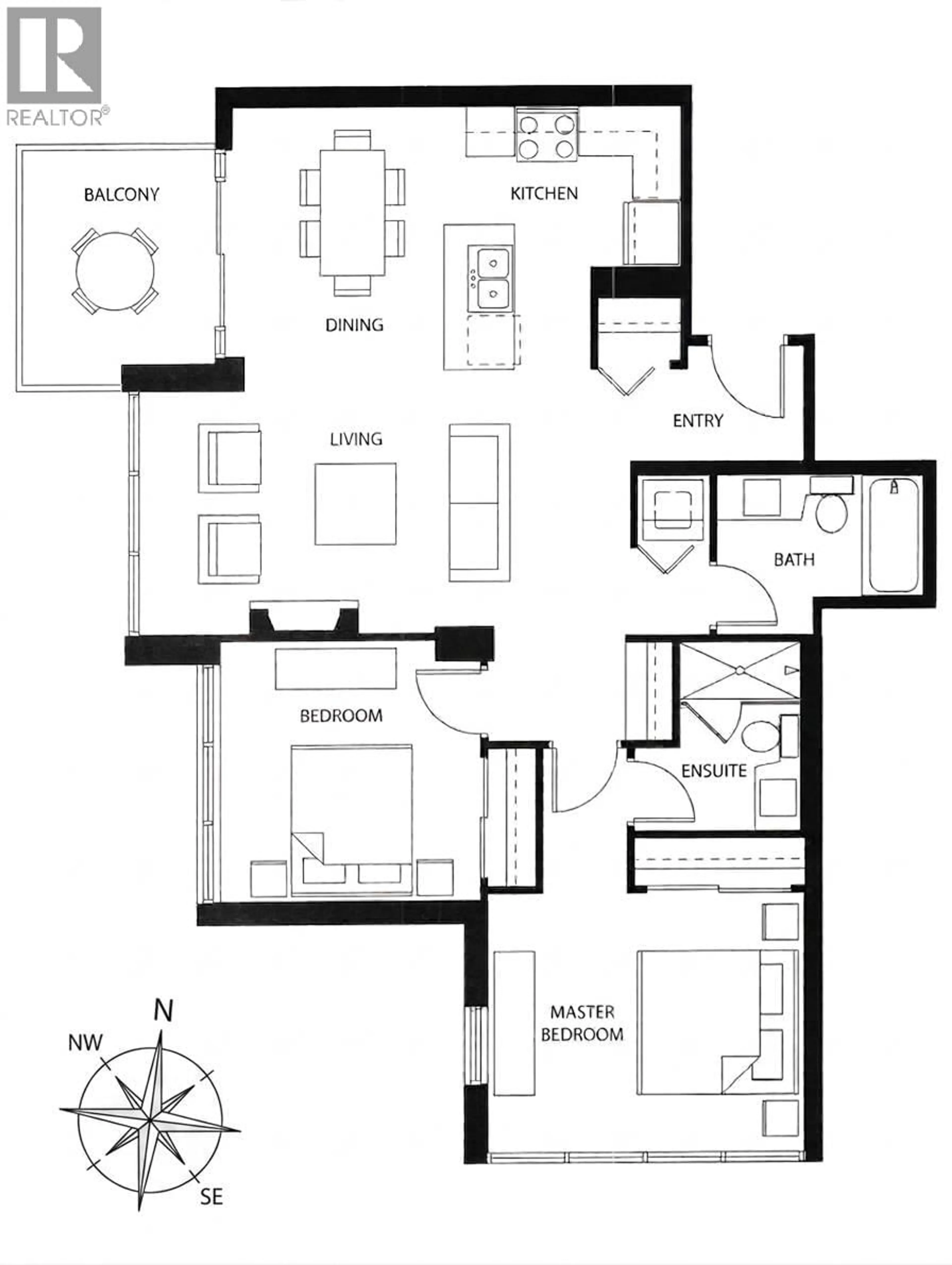 Floor plan for 301 - 2959 GLEN DRIVE, Coquitlam British Columbia V3B0B8