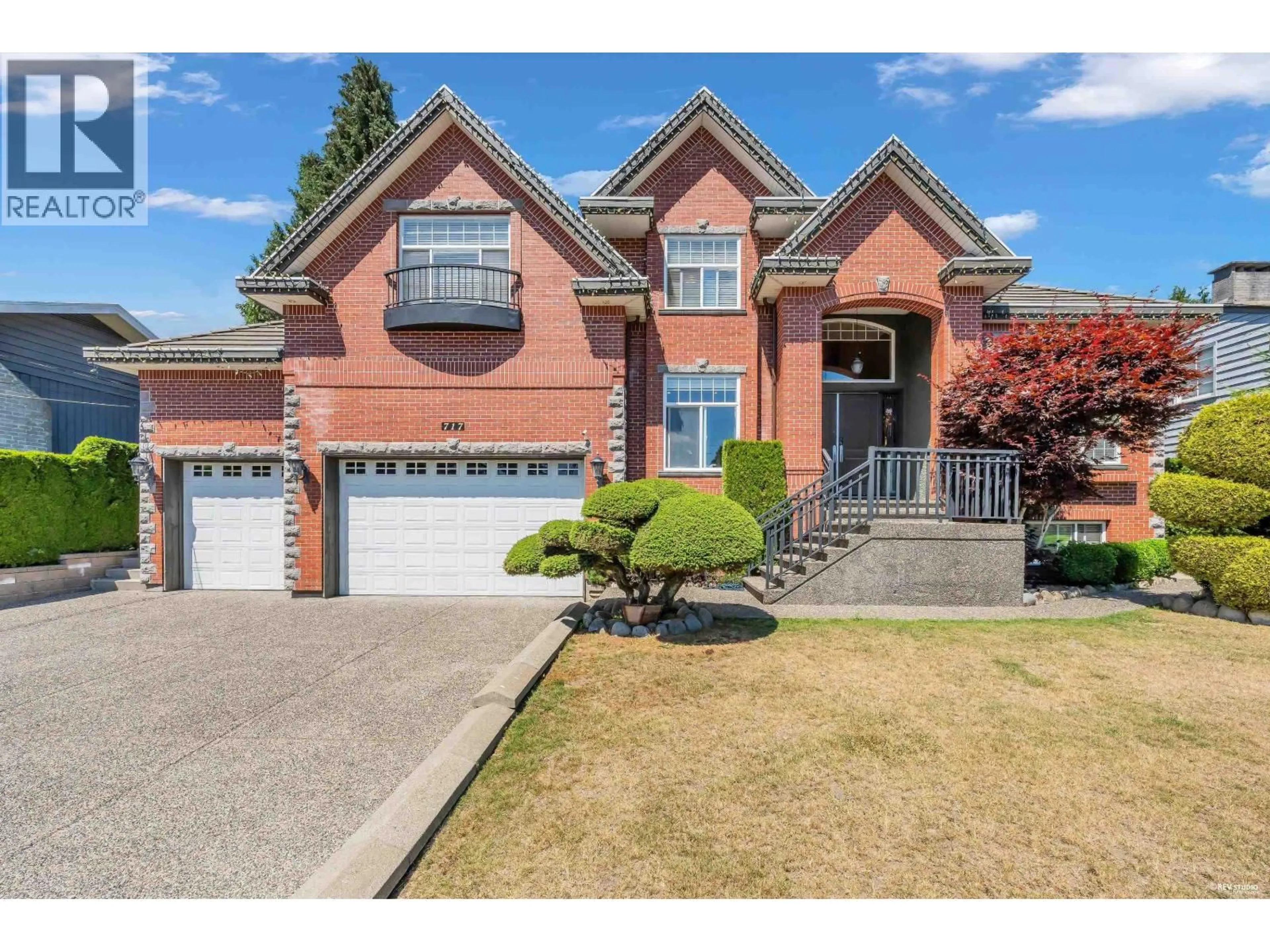 Home with brick exterior material, street for 717 SHAW AVENUE, Coquitlam British Columbia V3K2R7